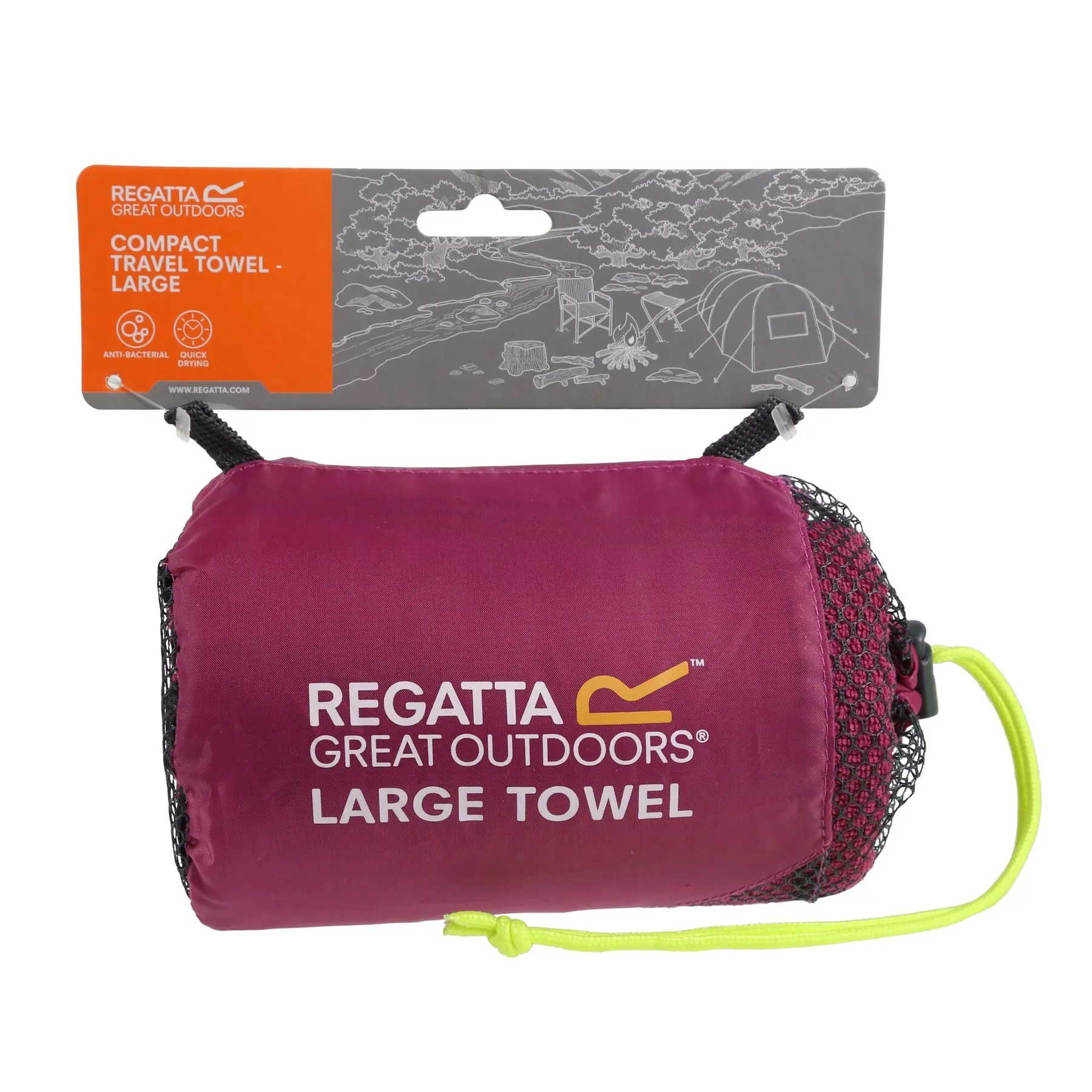 Regatta Unisex Rouge Towel Compact Large