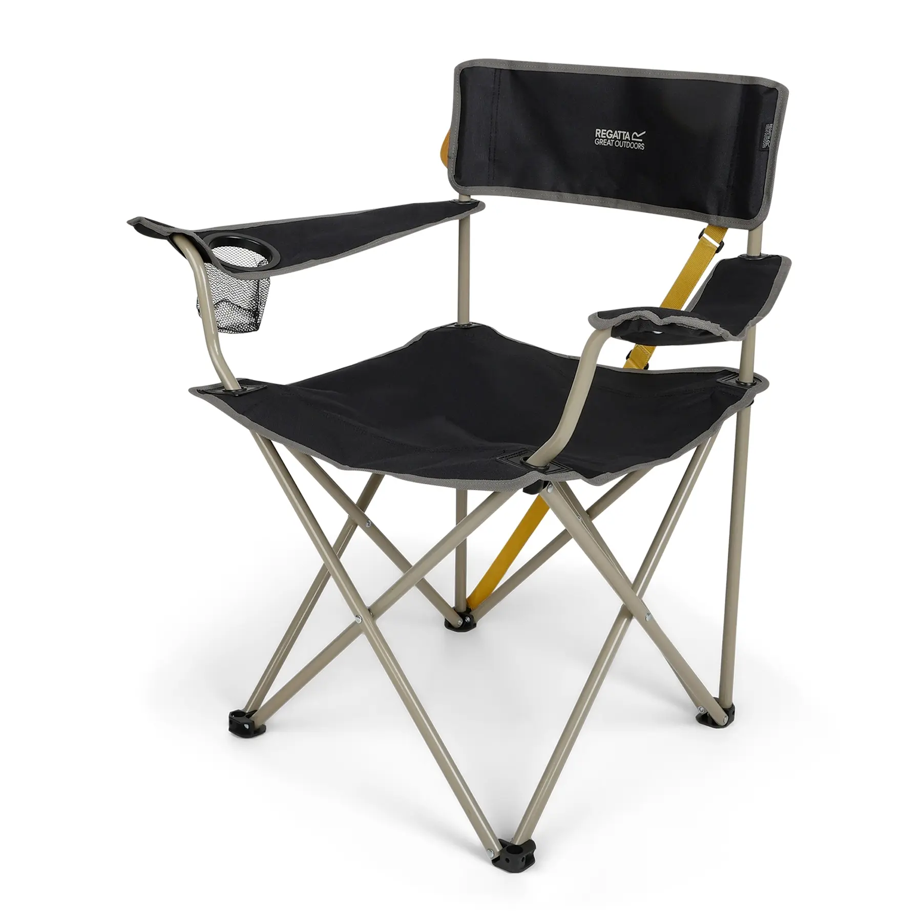 Regatta Unisex Noir Folding Chair Isla Ii