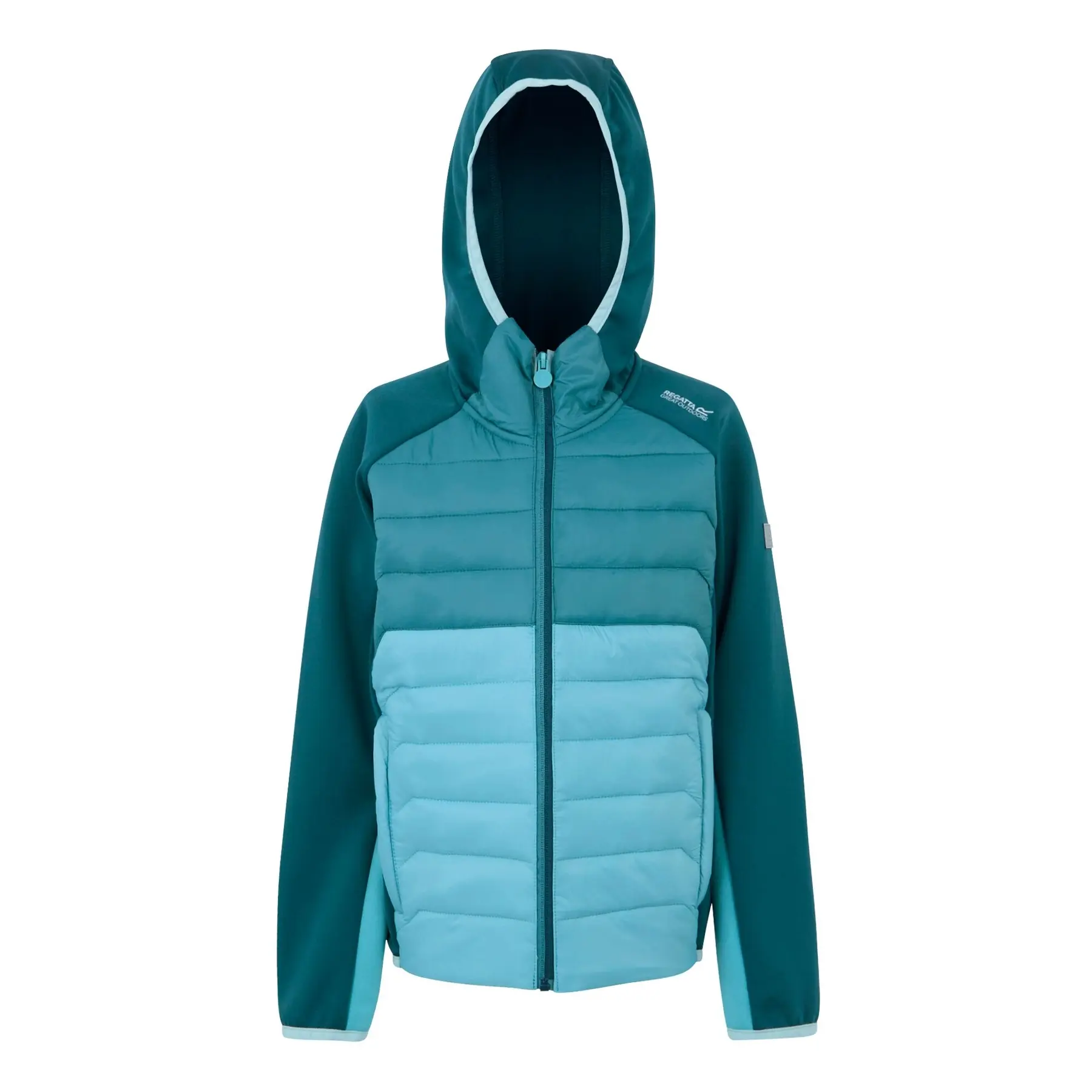 Regatta Unisex Kids Bleu Hybrid Hoodie For Kids Kielder Ix