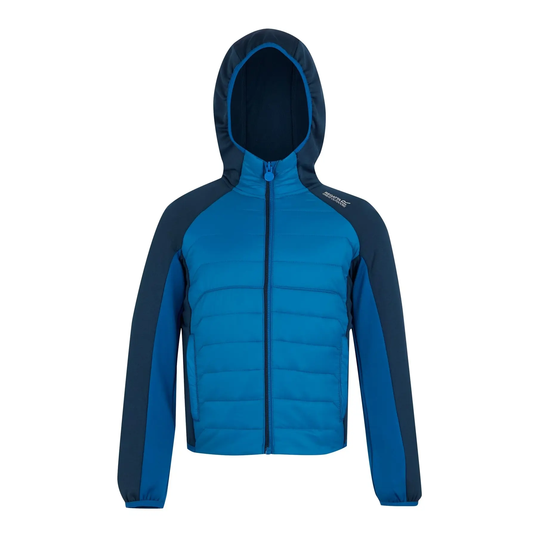 Regatta Unisex Kids Bleu Hybrid Hoodie For Kids Kielder Ix
