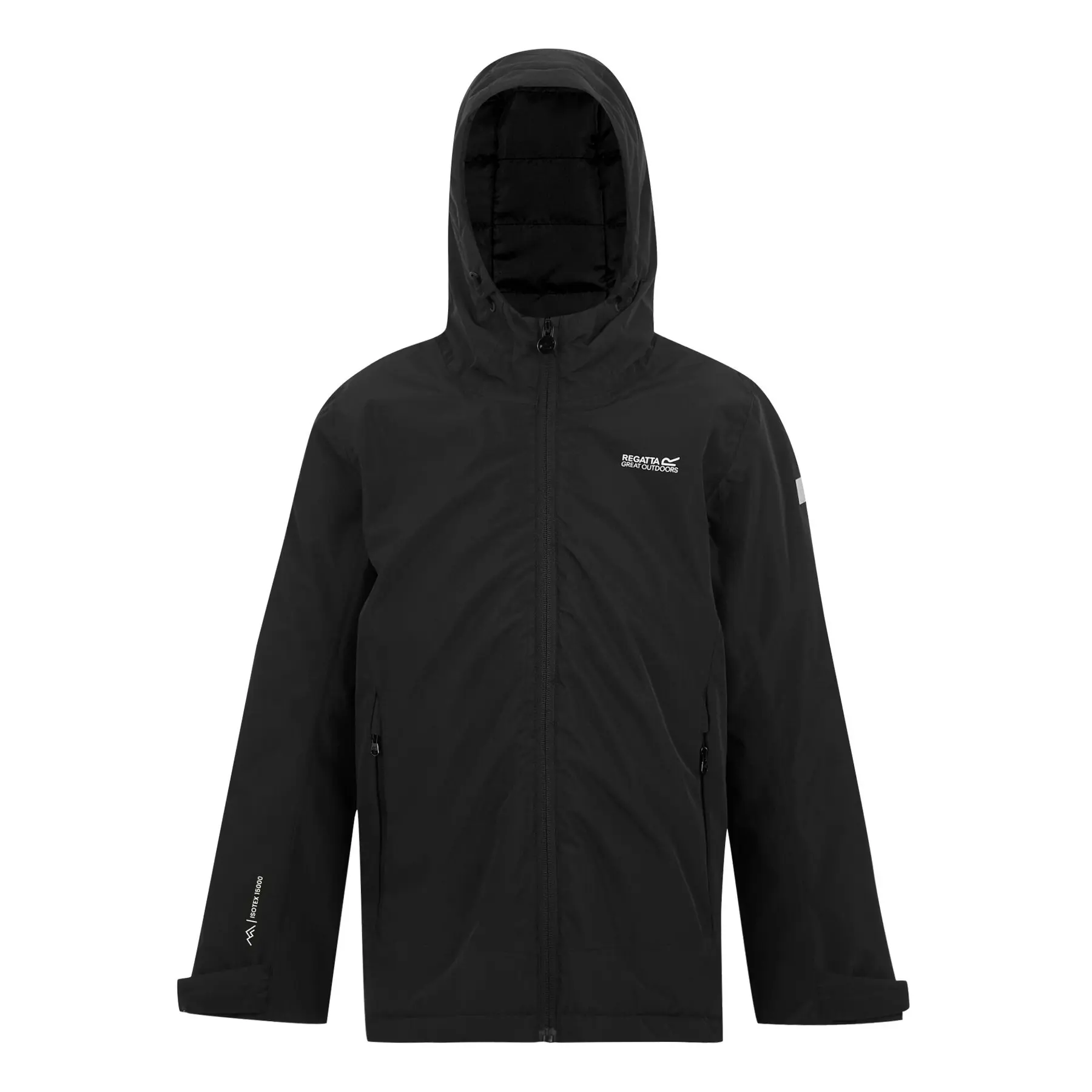 Regatta Unisex Kids Noir Waterproof Jacket For Children Frelton