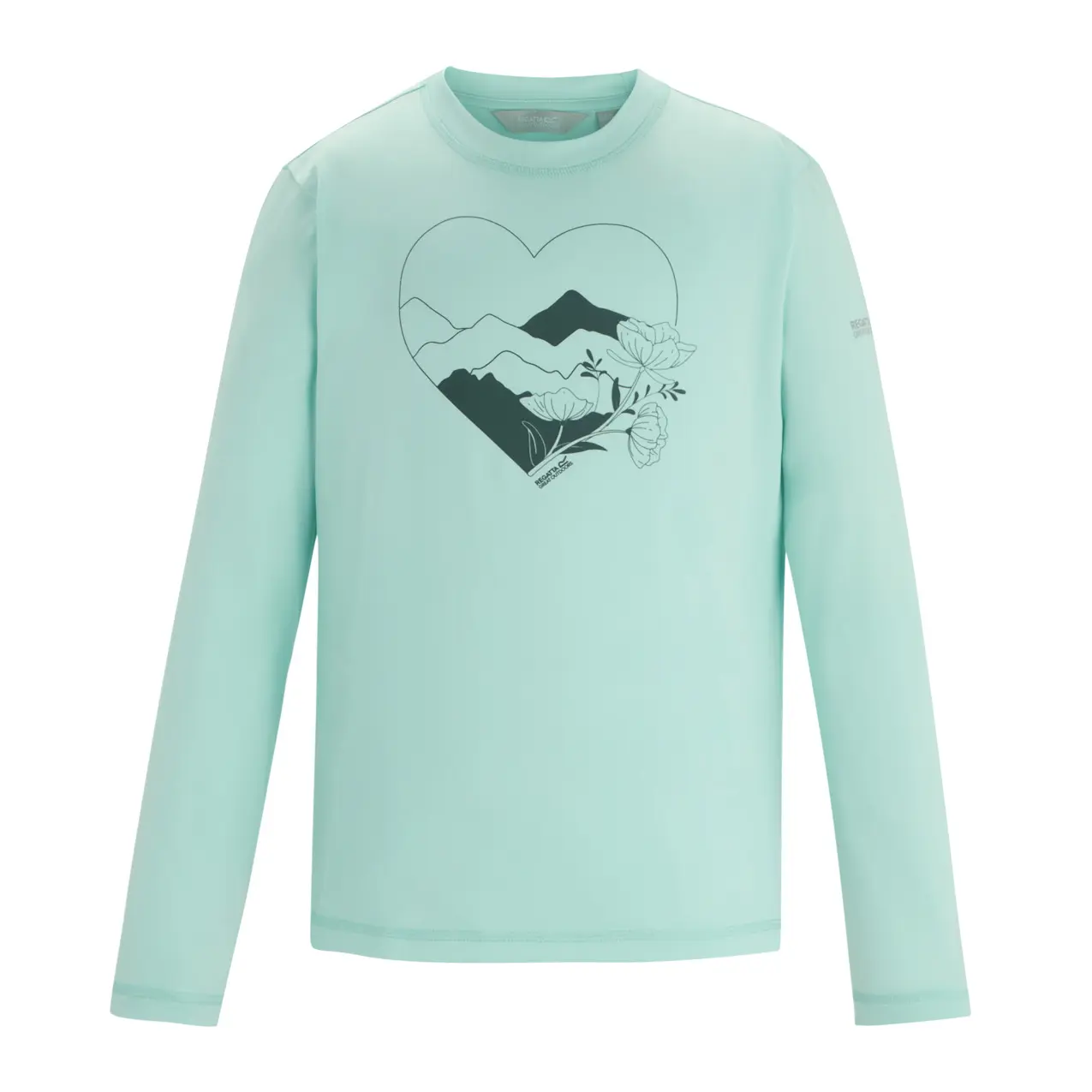 Regatta Unisex Bleu Long Sleeve T-Shirt Child Alvarado