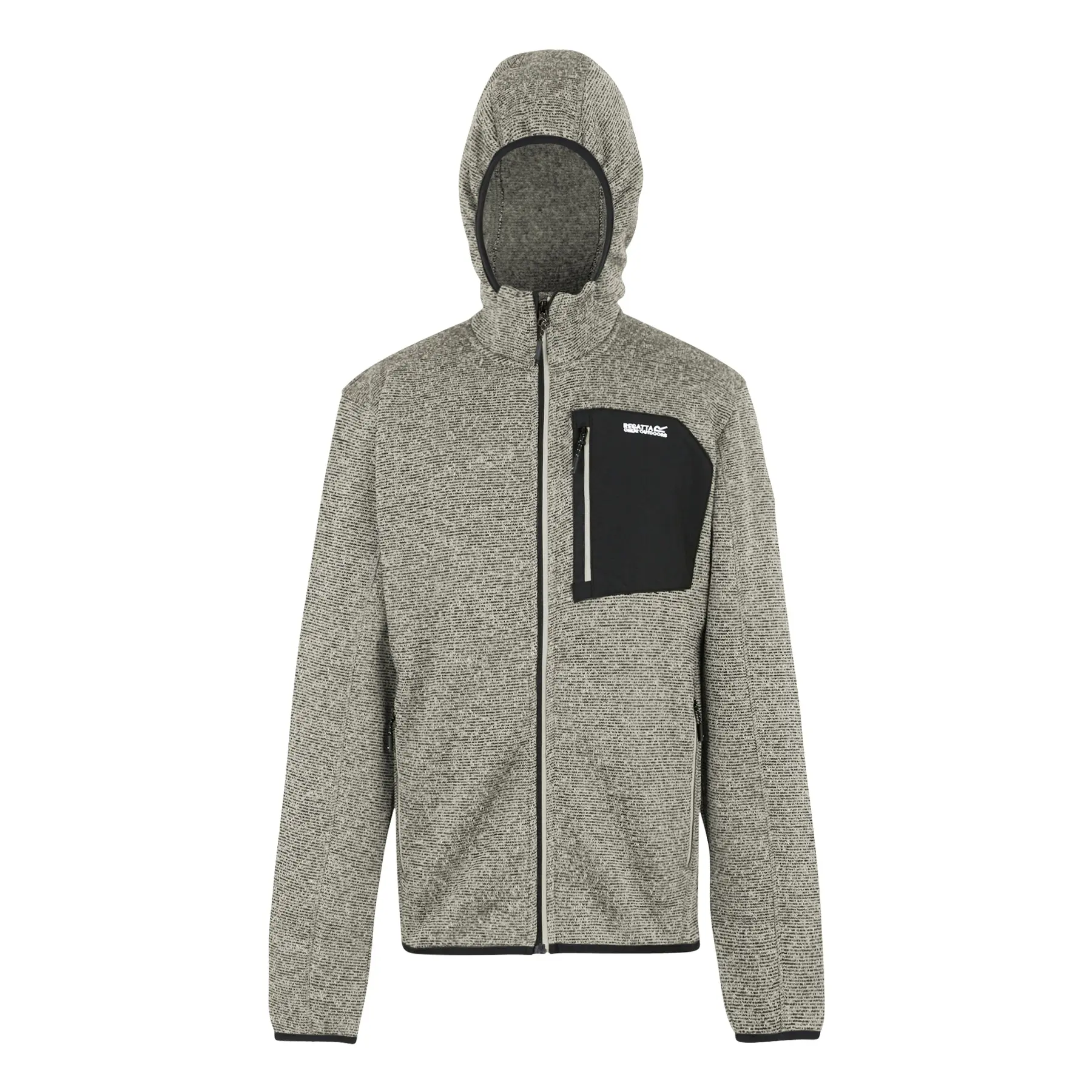 Regatta Men's Gris Hooded Zipped Fleece Newhill