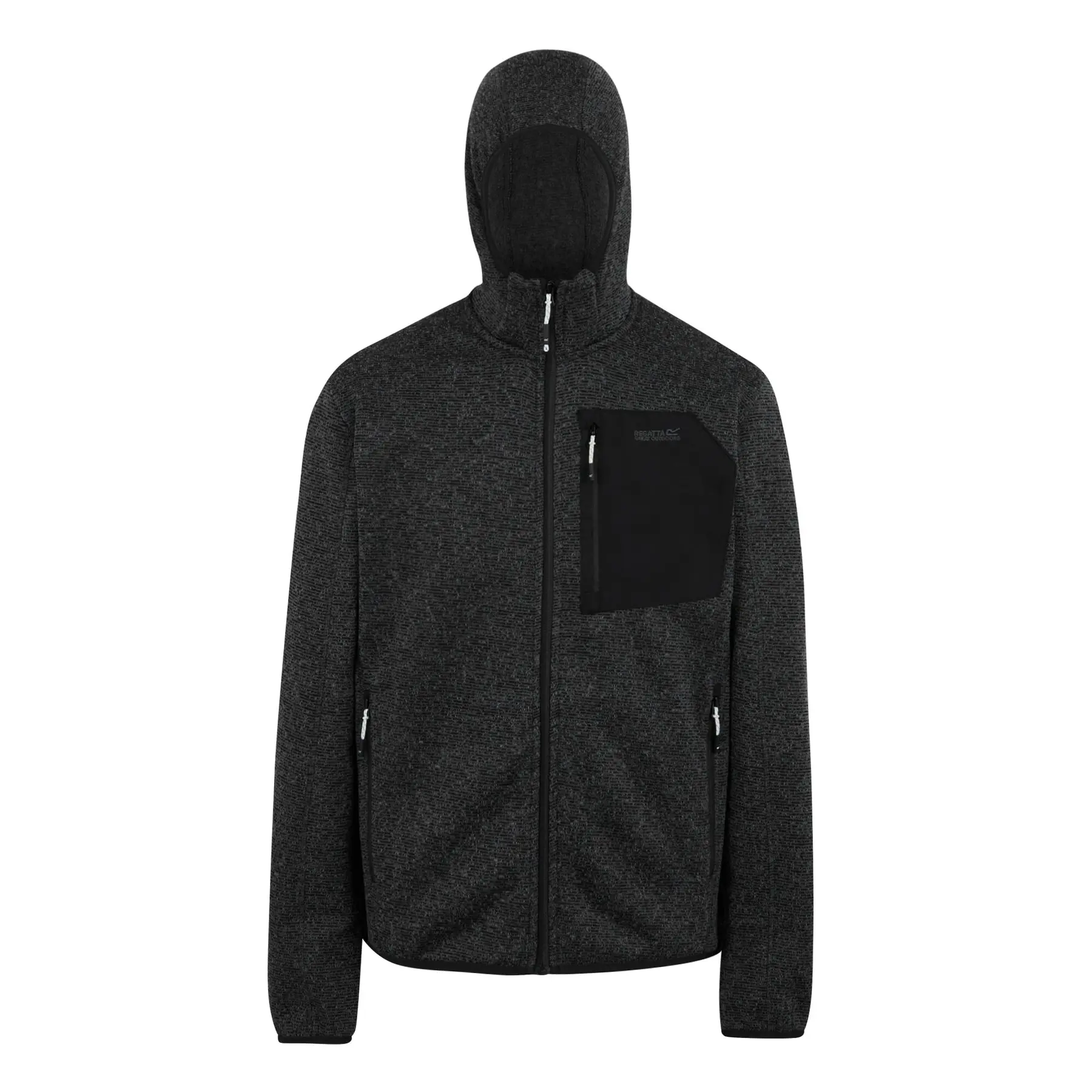 Regatta Men's Gris Hooded Zipped Fleece Newhill
