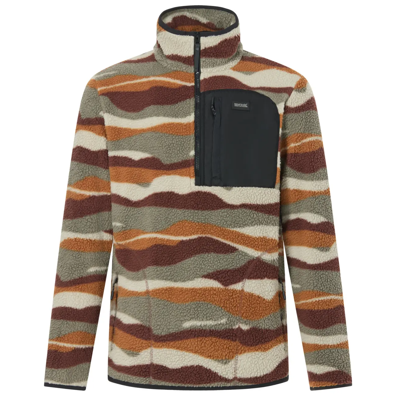 Regatta Men's Marron 1/2 Zip Fleece Frankie Borg