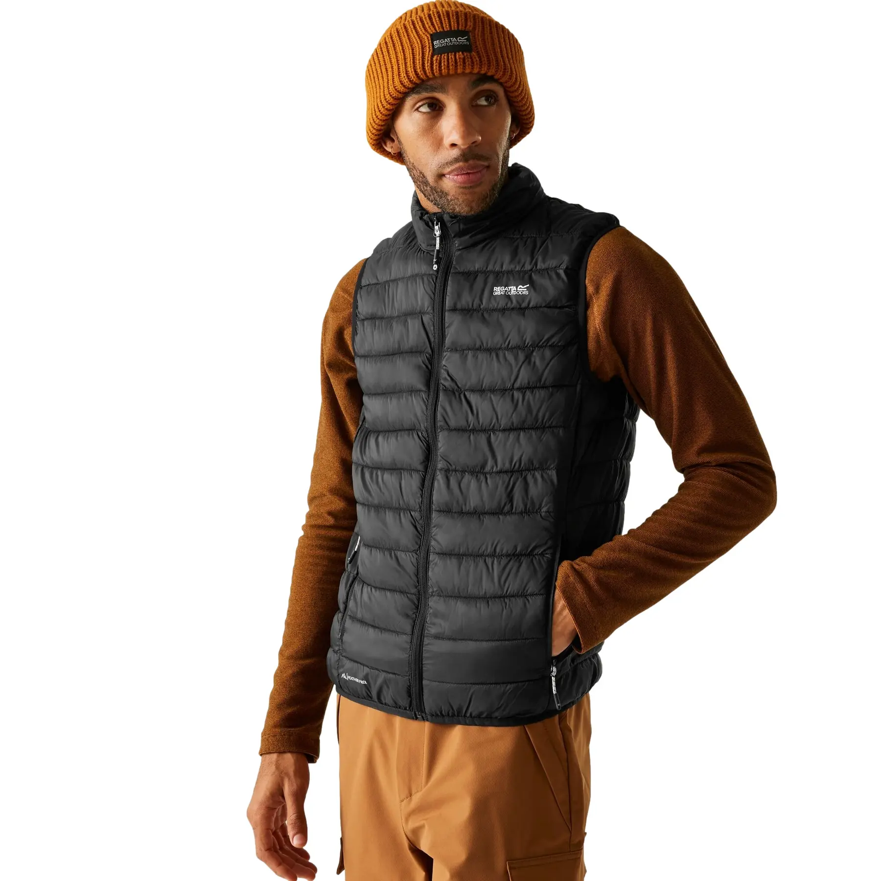 Regatta Men's Noir Sleeveless Down Jacket Hillpack Ii