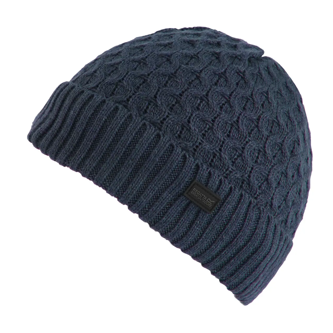 Harrell gebreide beanie muts met fleece-voering voor heren
