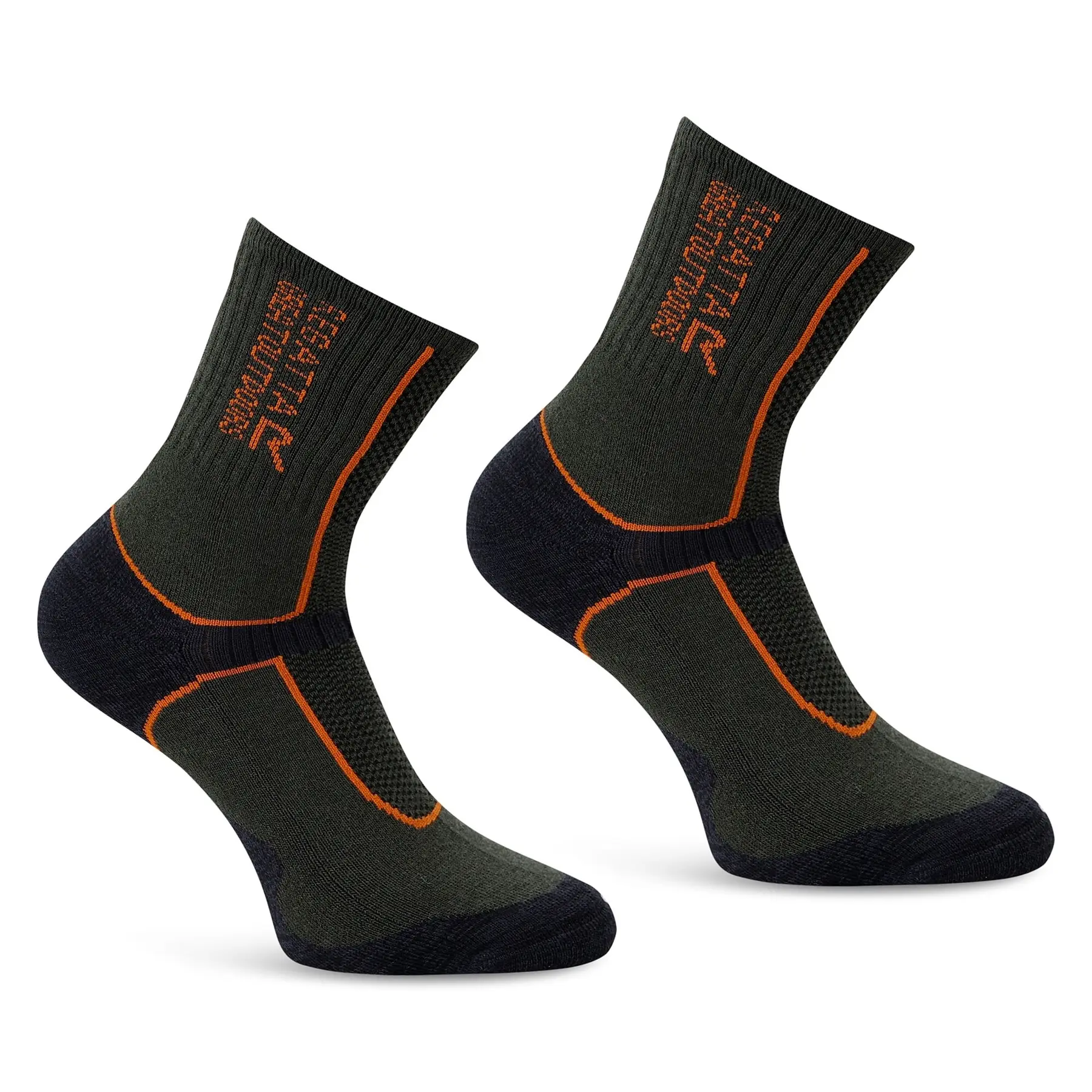 Regatta Men's Orange Merino Wool Hiking Socks Merino