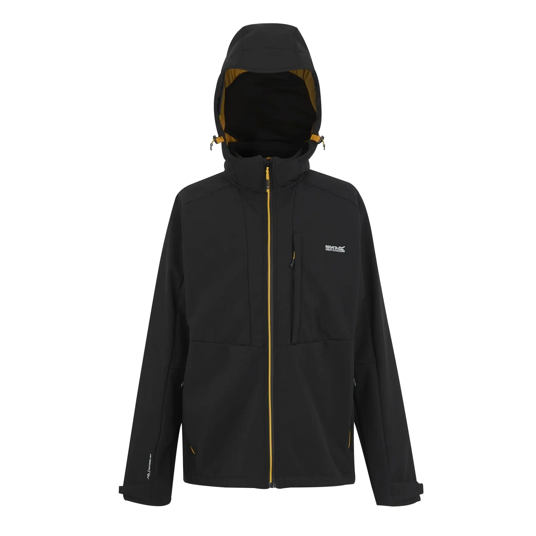 Regatta Men's Noir Hooded Waterproof Jacket Hewitts