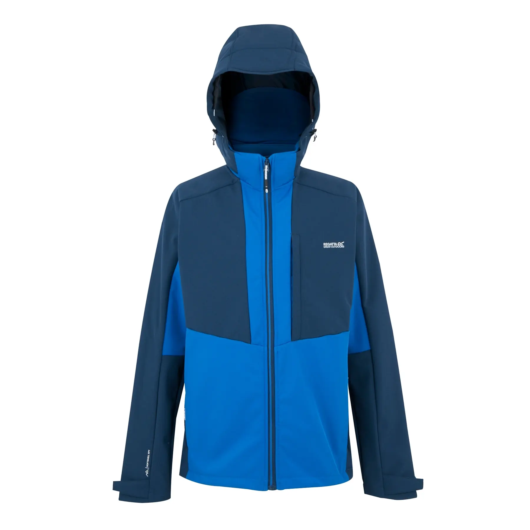 Regatta Men's Bleu Hooded Waterproof Jacket Hewitts