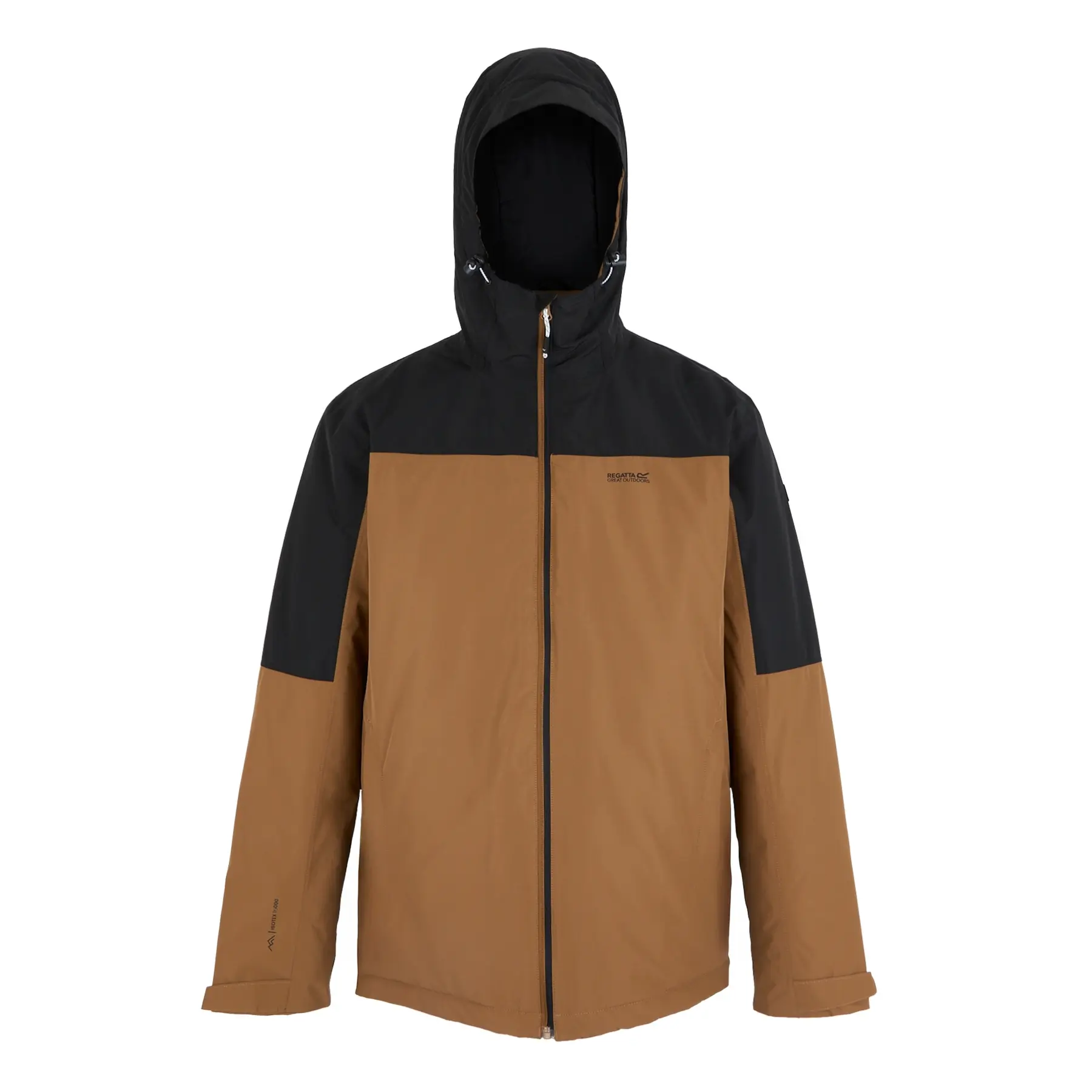 Regatta Men's Marron Hooded Waterproof Jacket Thornridge
