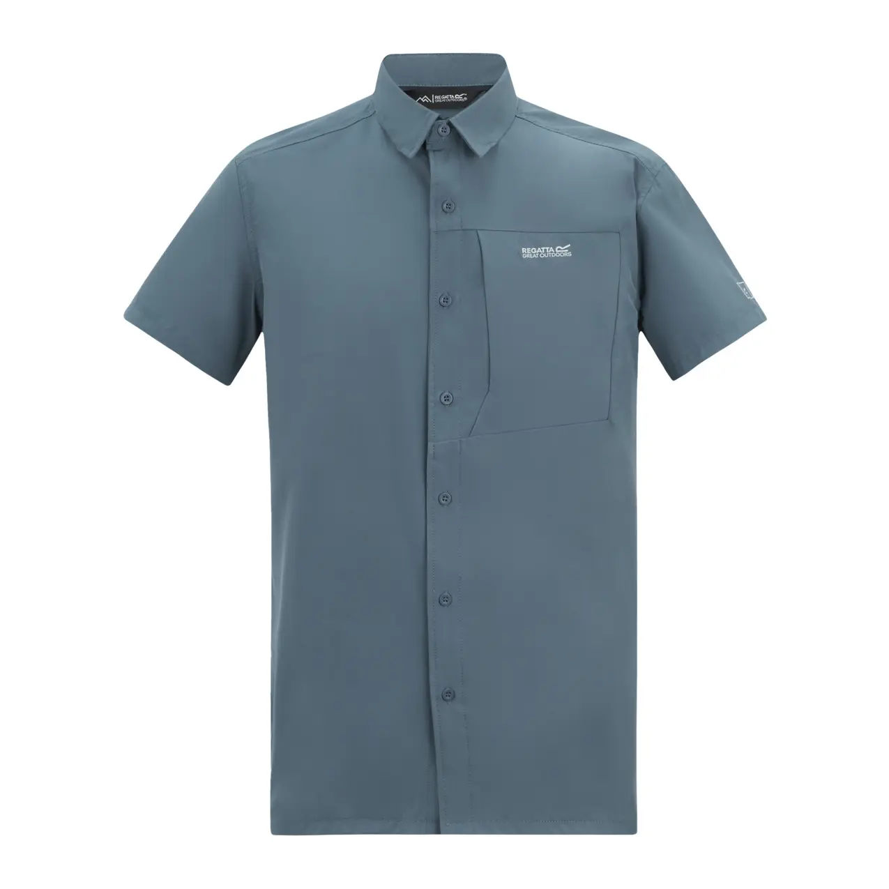 Regatta Men's Bleu Insect Repellent Shirt Travel Light