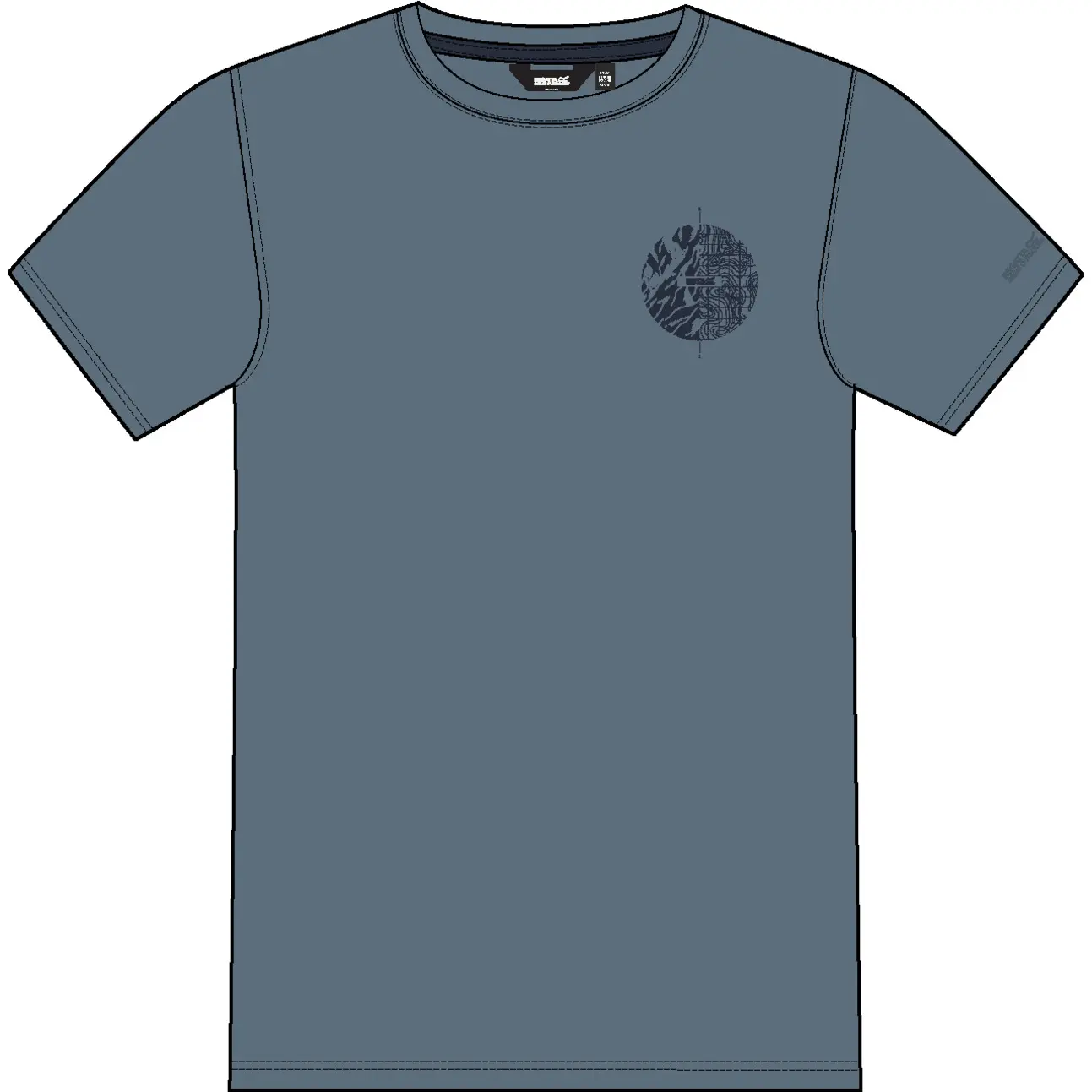 Regatta Men's Bleu T-Shirt Cline Ix