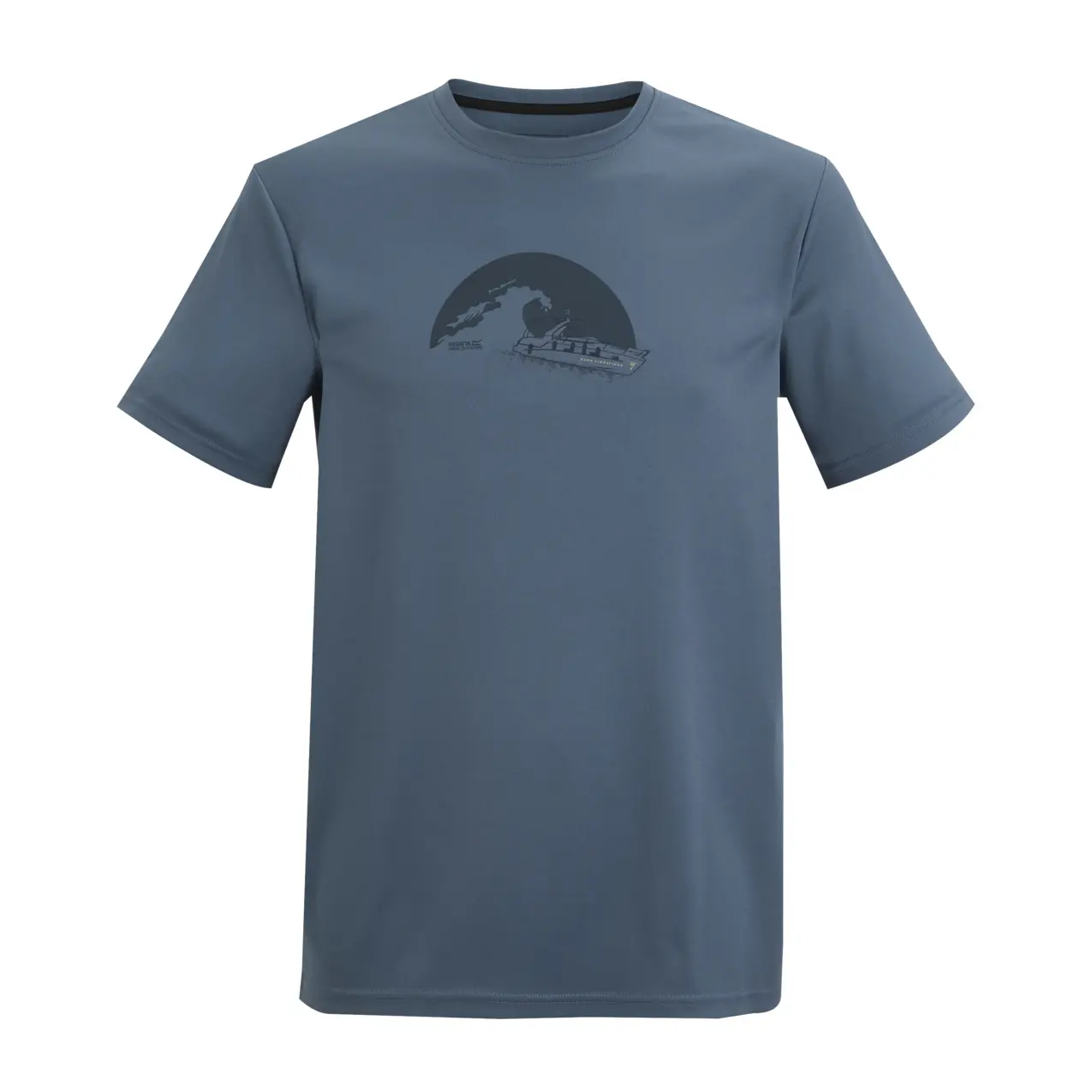 Regatta Men's Bleu T-Shirt Fingal Slogan