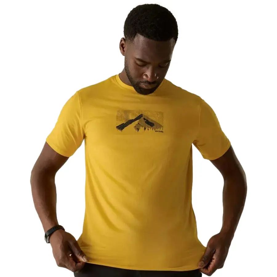 Regatta Men's Jaune T-Shirt Fingal Stretch