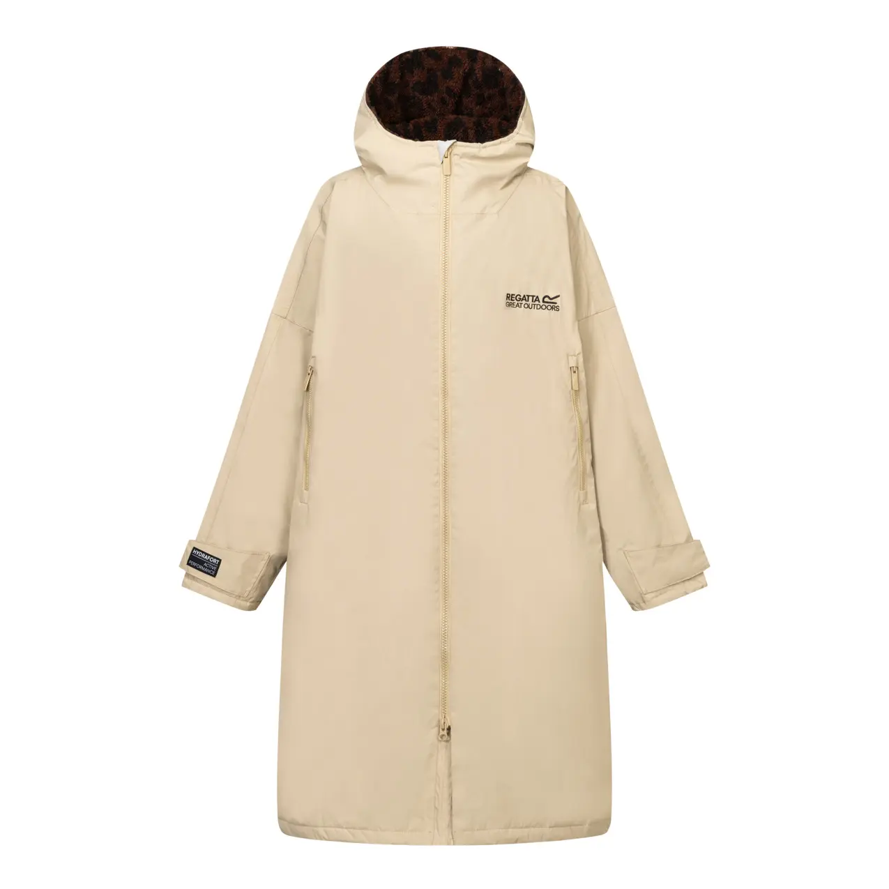 Regatta Unisex Beige Waterproof Jacket Changing