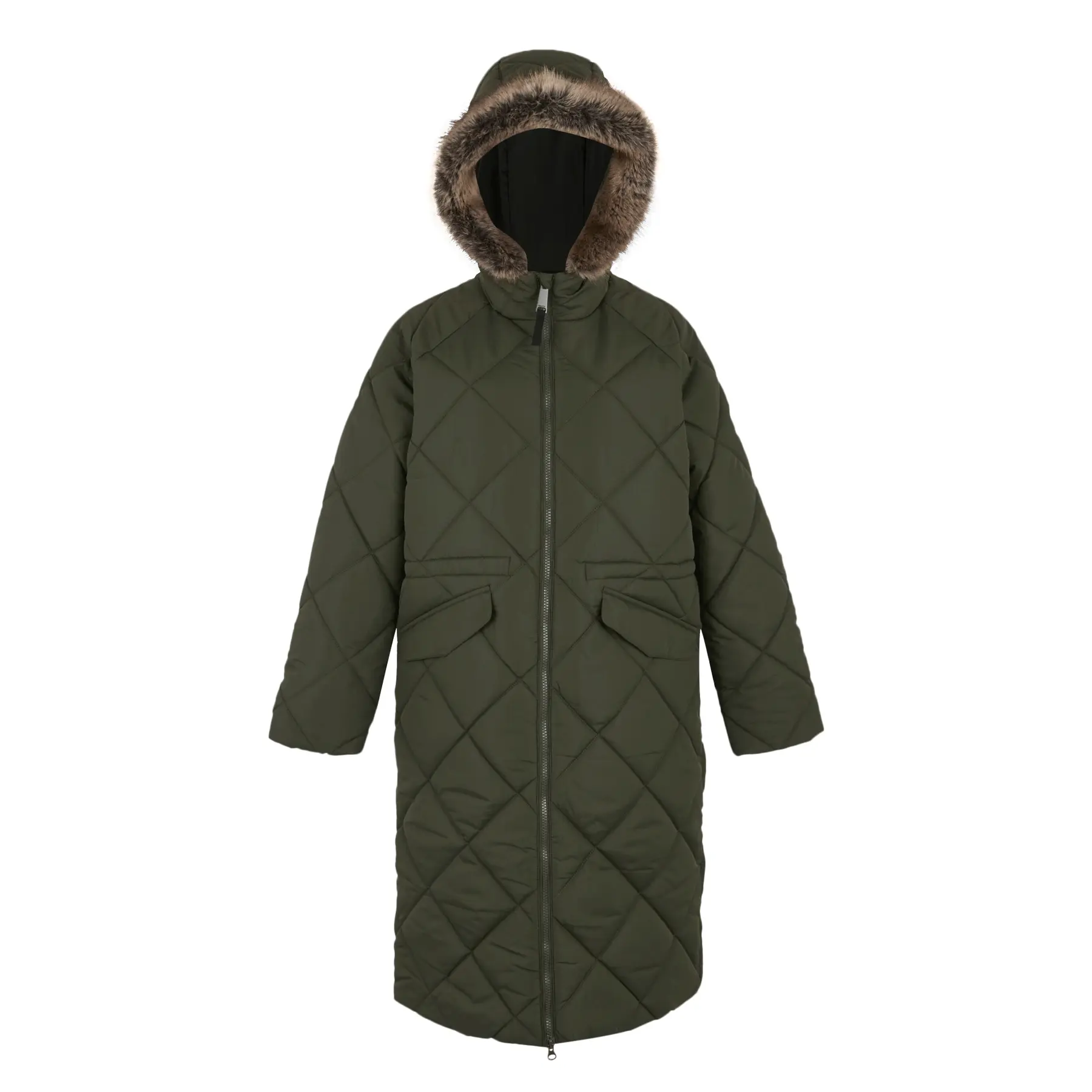 Regatta Women's Vert Long Hooded Down Jacket Freyla