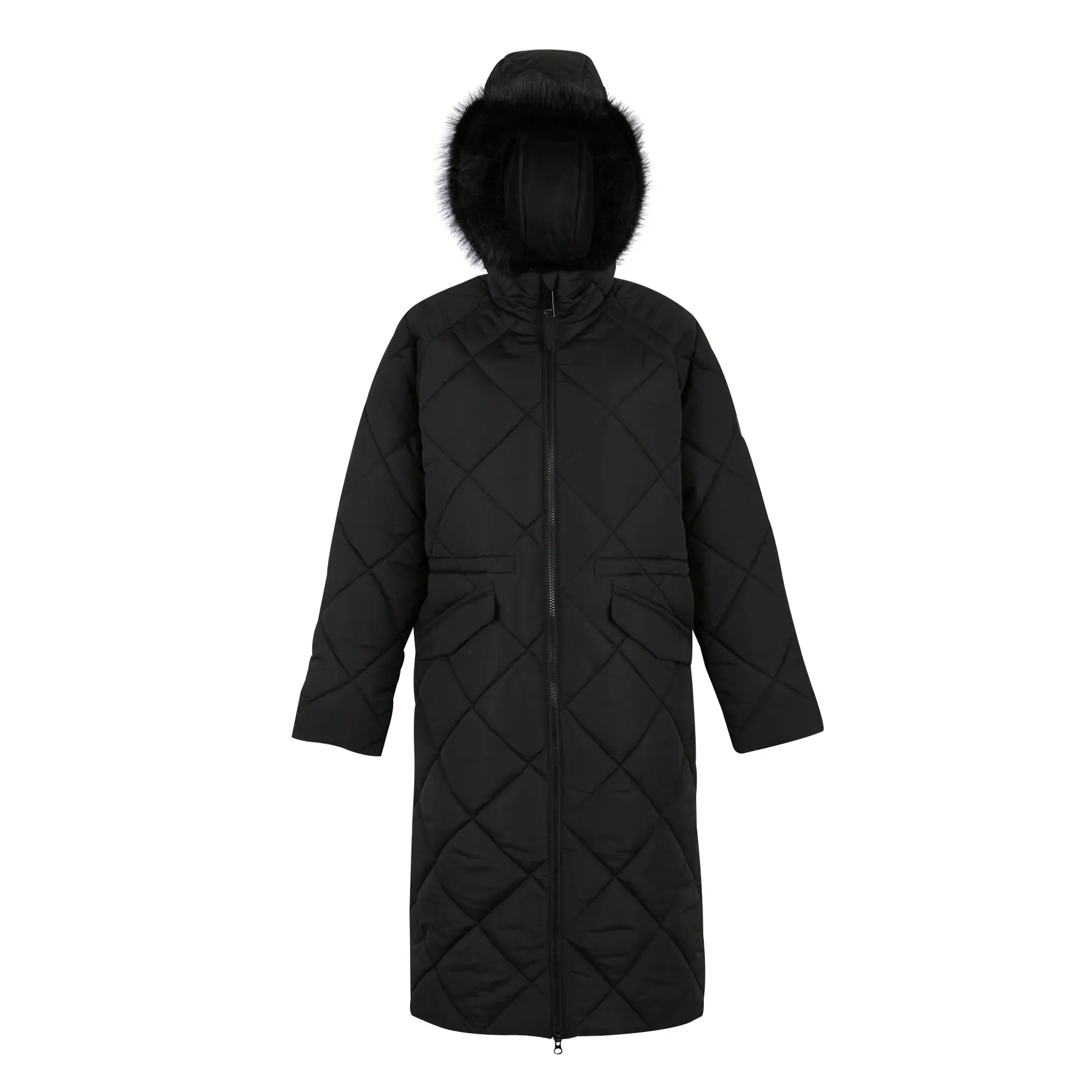 Lange Daunenjacke  mit Kapuze, Damen Regatta Freyla