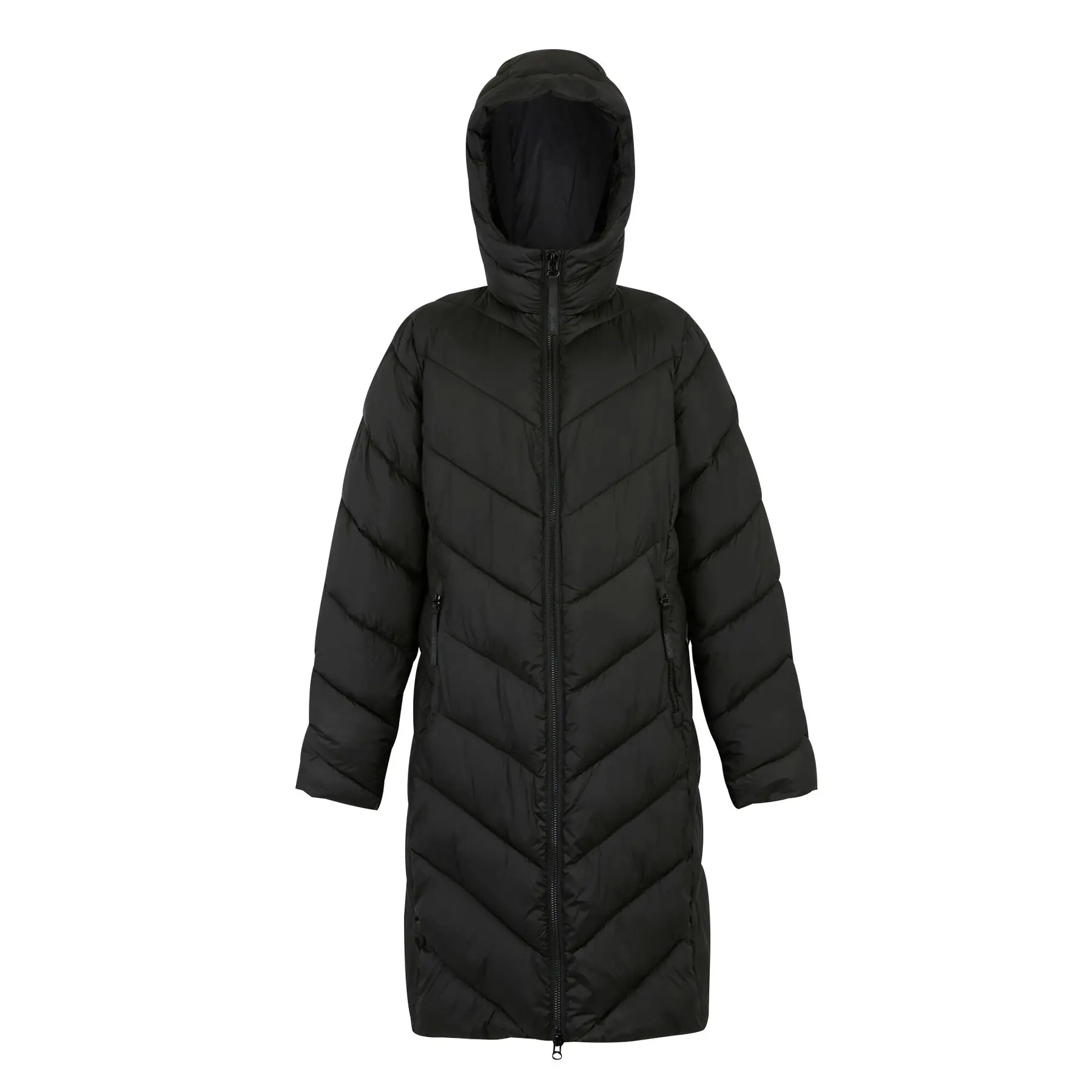 Lange Daunenjacke  mit Kapuze, Damen Regatta Anita
