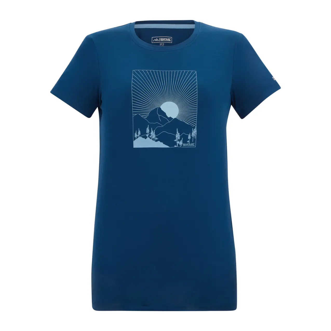 Regatta Women's Bleu T-Shirt Fingal Stretch