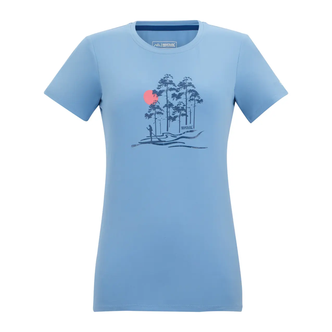 Regatta Women's Bleu T-Shirt Fingal Stretch