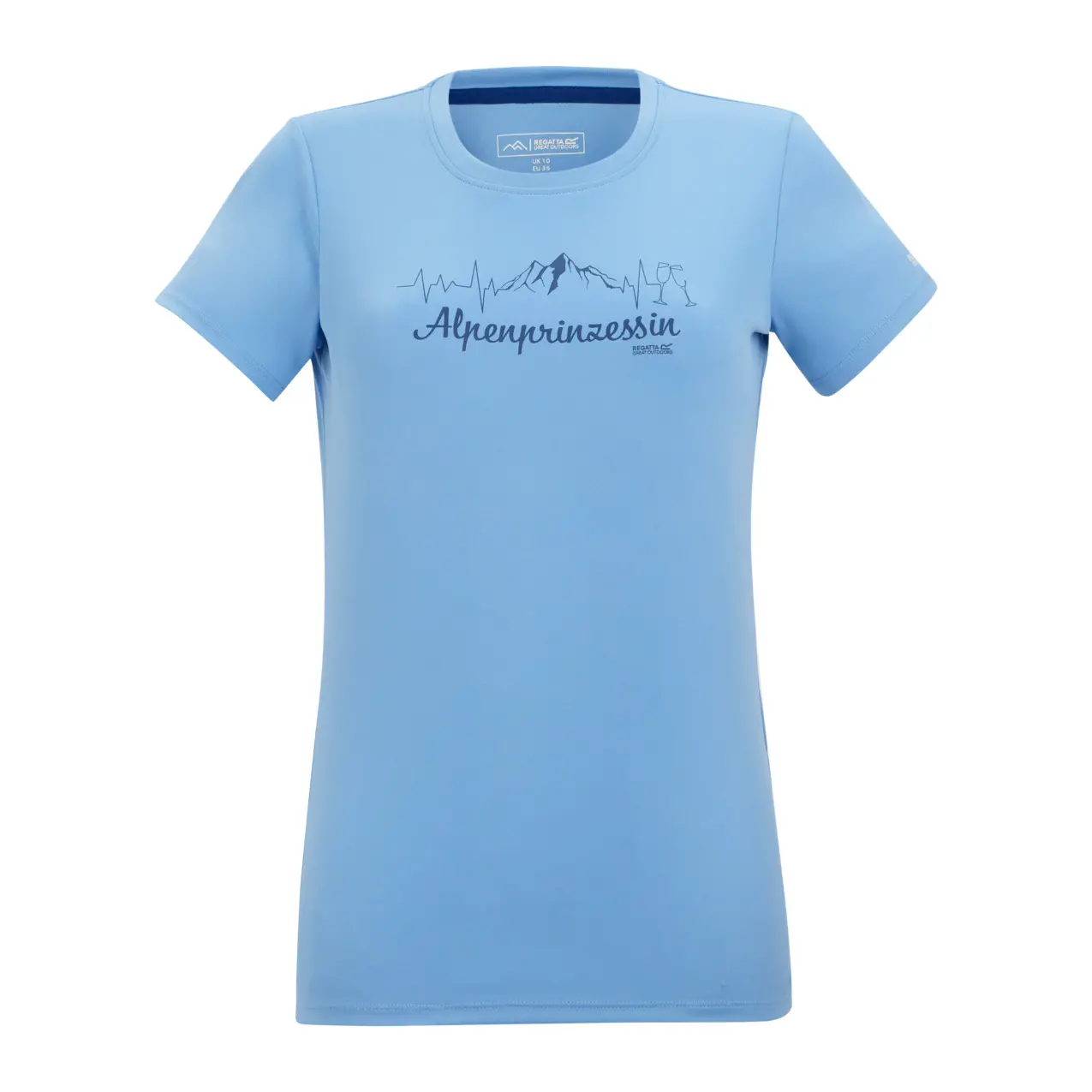 Regatta Women's Bleu T-Shirt Fingal Slogan