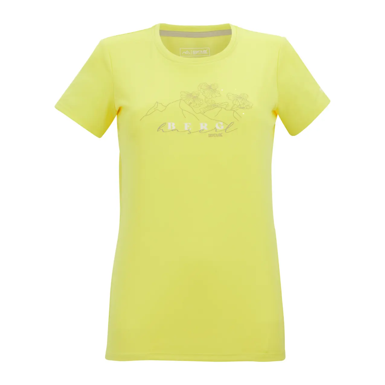Regatta Women's Jaune T-Shirt Fingal Slogan