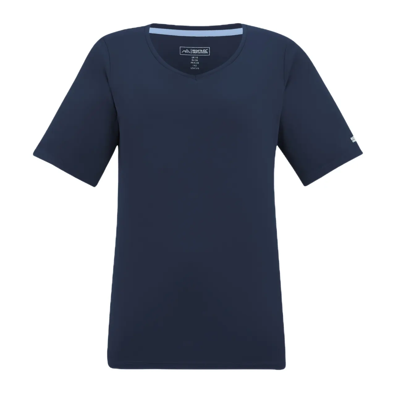 Regatta Women's Bleu V-Neck T-Shirt Fingal