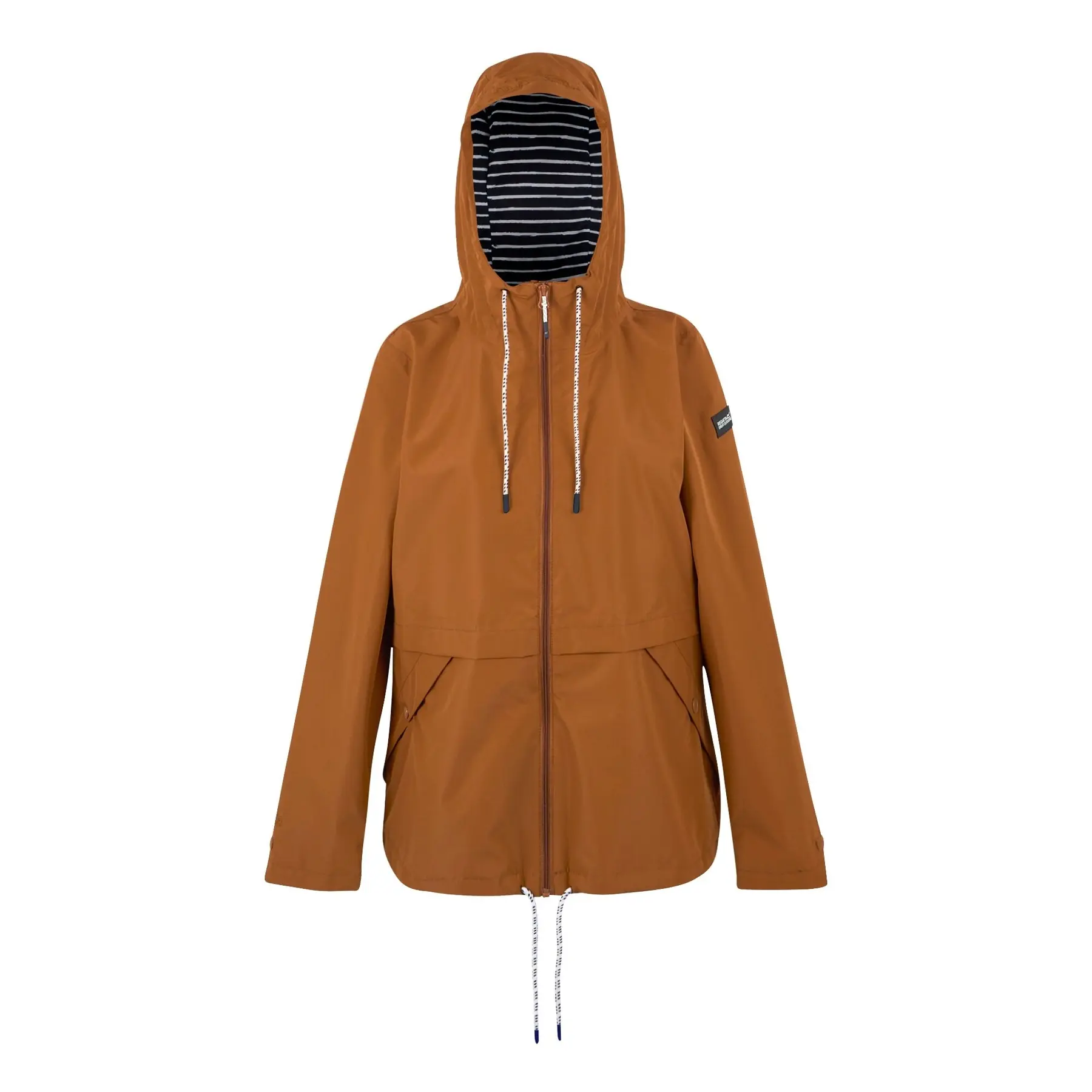Regatta Women's Orange Hooded Waterproof Jacket Bayletta Ii