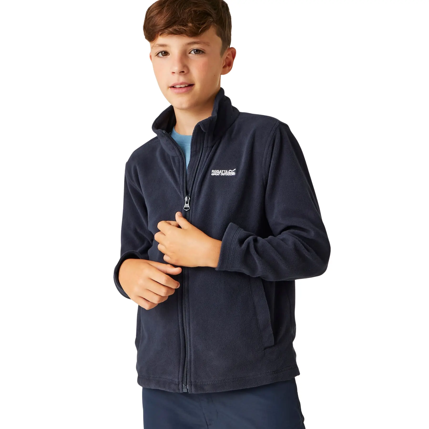 Regatta Unisex Kids Bleu Children's Zipped Fleece King Ii