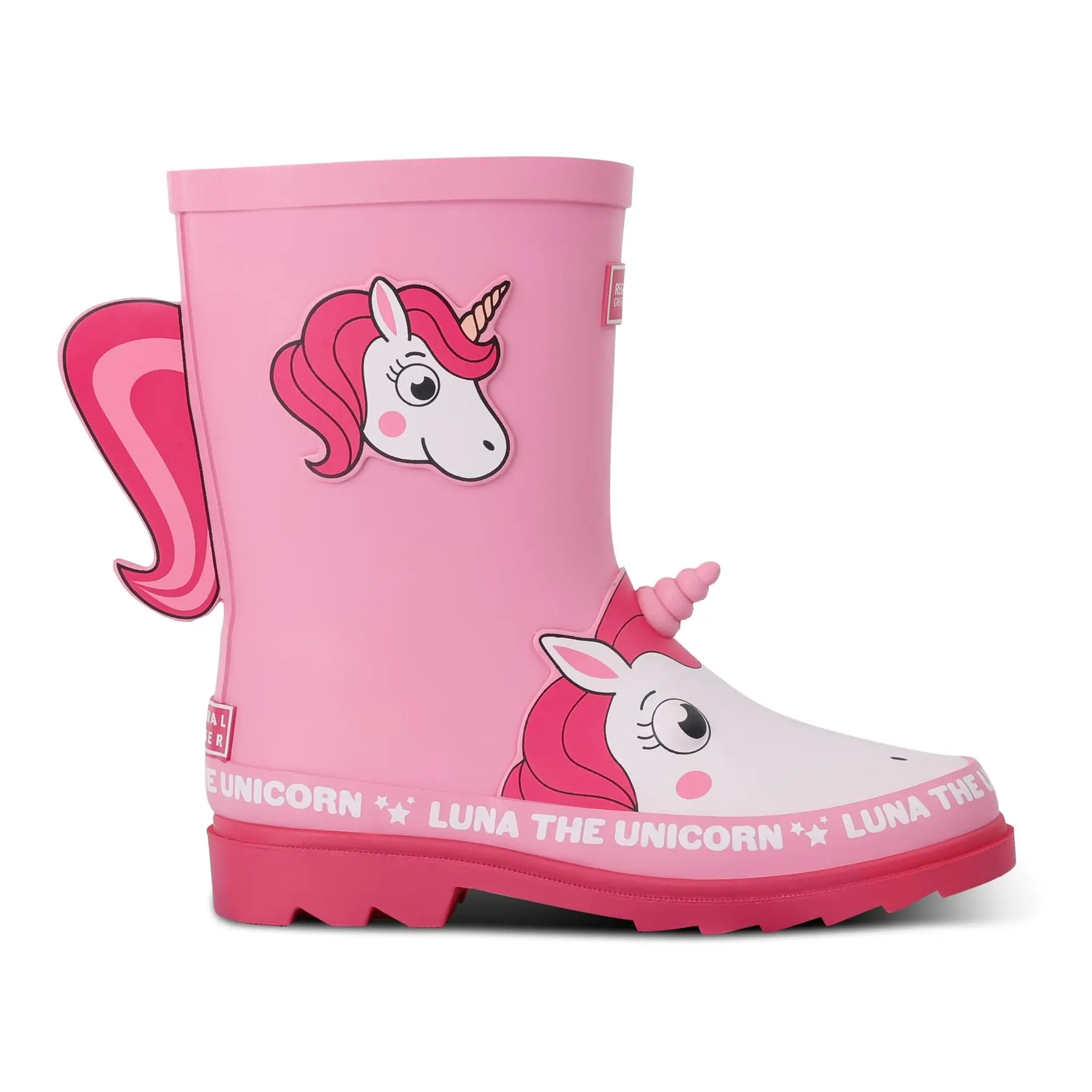 Regatta Unisex Kids Rose Rain Boots Mudplay (X2)