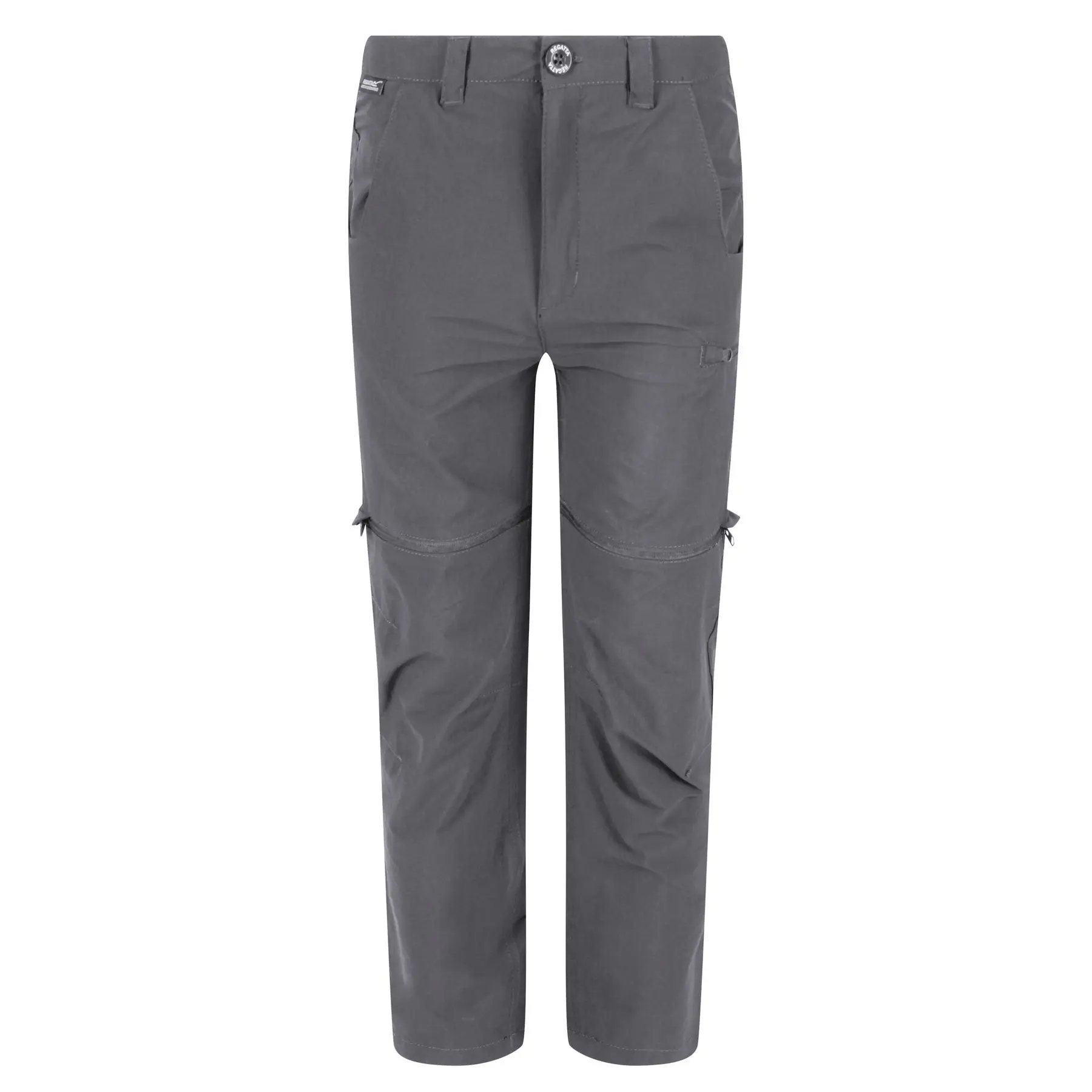 Regatta Unisex Kids Gris Kids' Zip-Up Stretch Trousers Highton