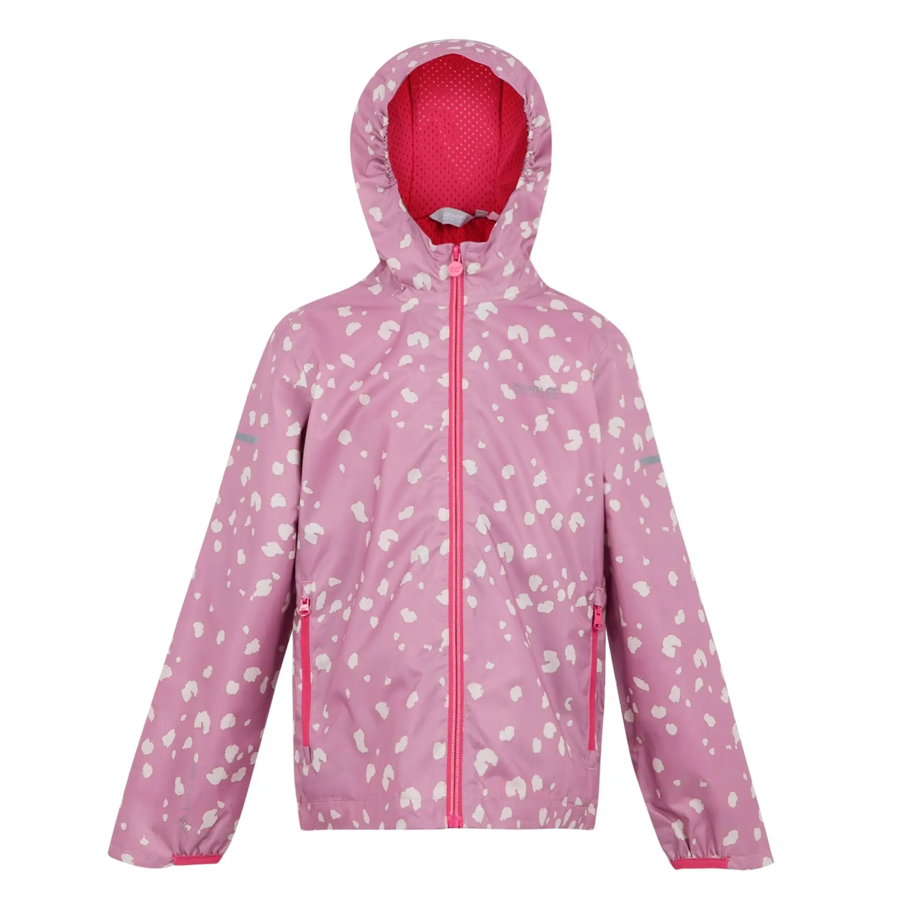 Regatta Unisex Kids Rose Waterproof Jacket For Children Printed Lever Ii