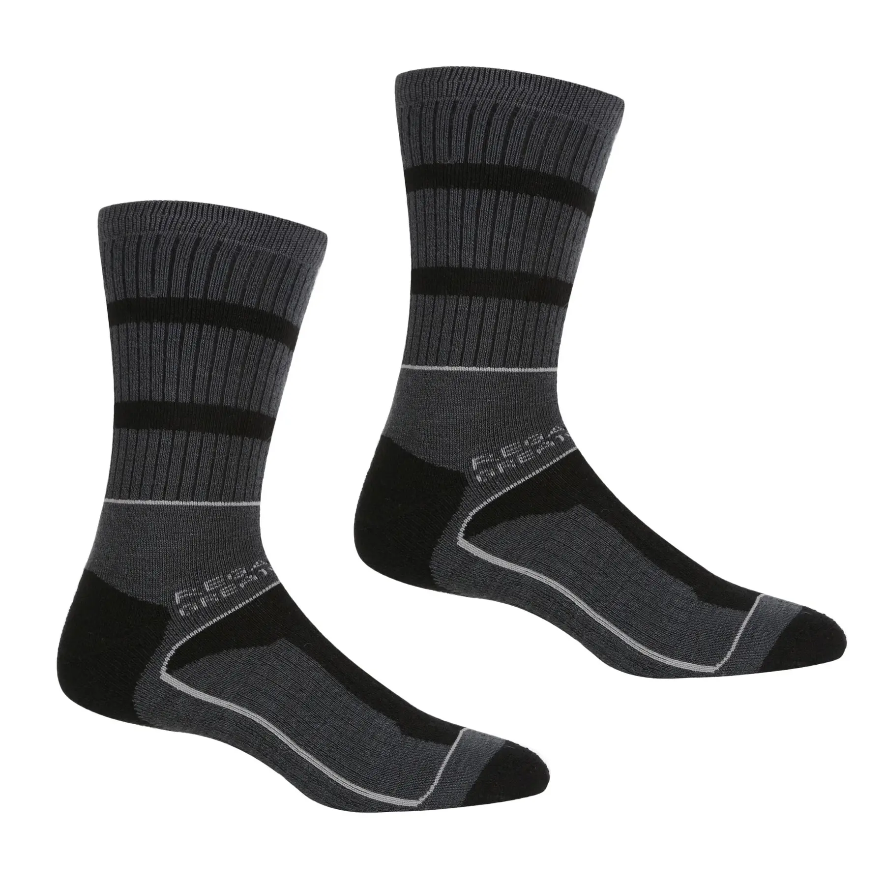 Regatta Men's Noir Football Socks Samaris 3 Season (X2)