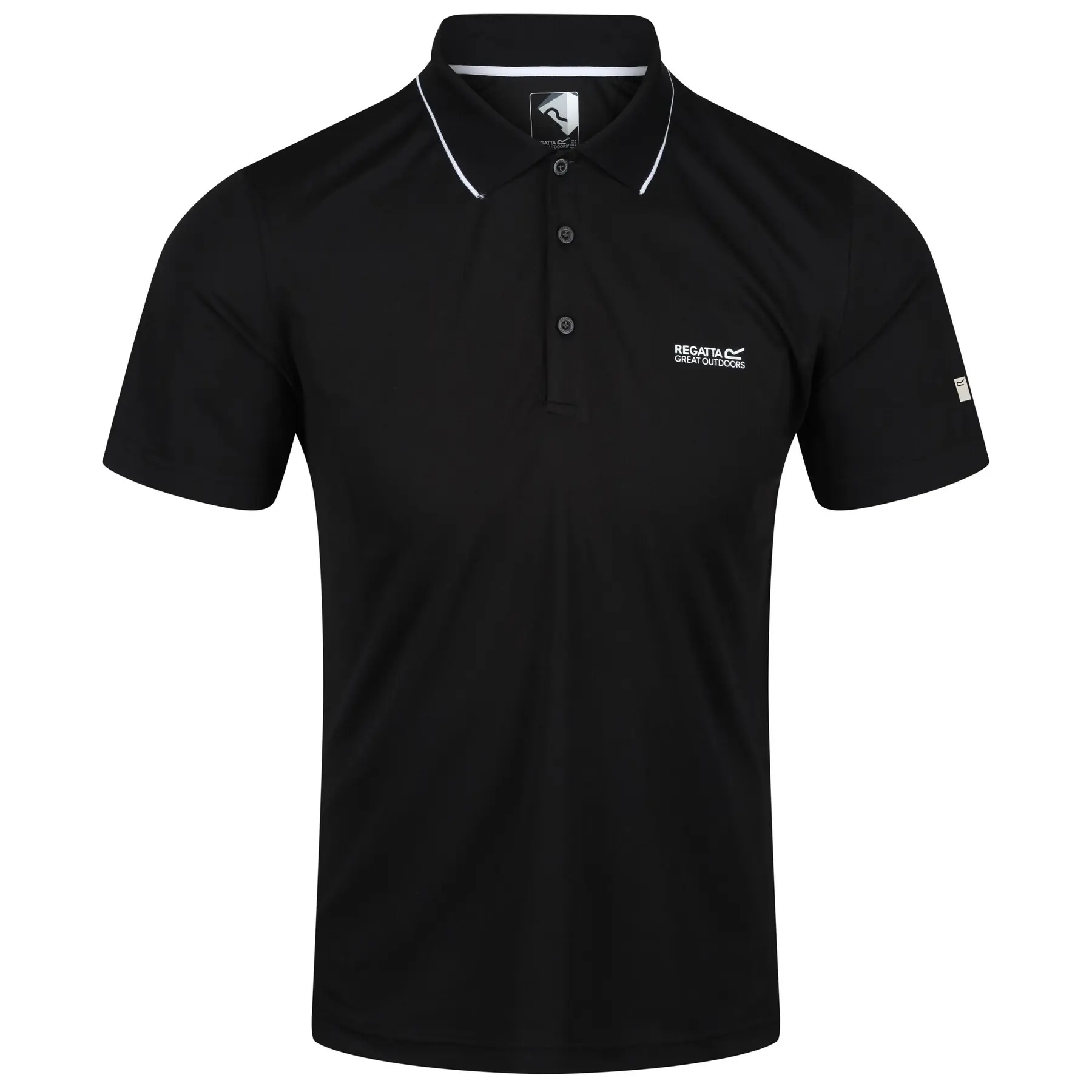 Regatta Men's Noir Technical Polo Shirt Maverick V