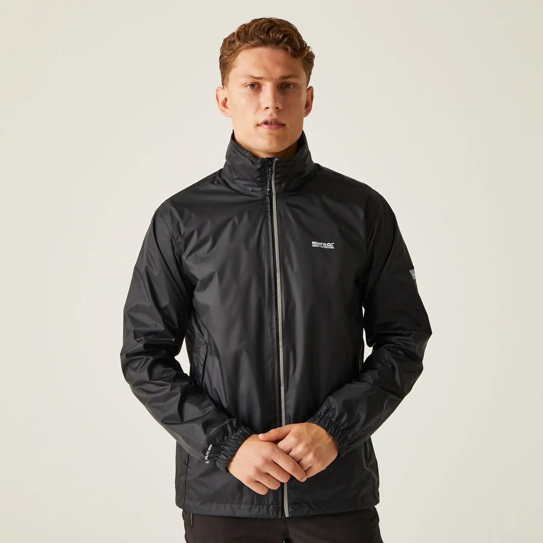 Regatta Men's Noir Foldable Waterproof Jacket Lyle Iv