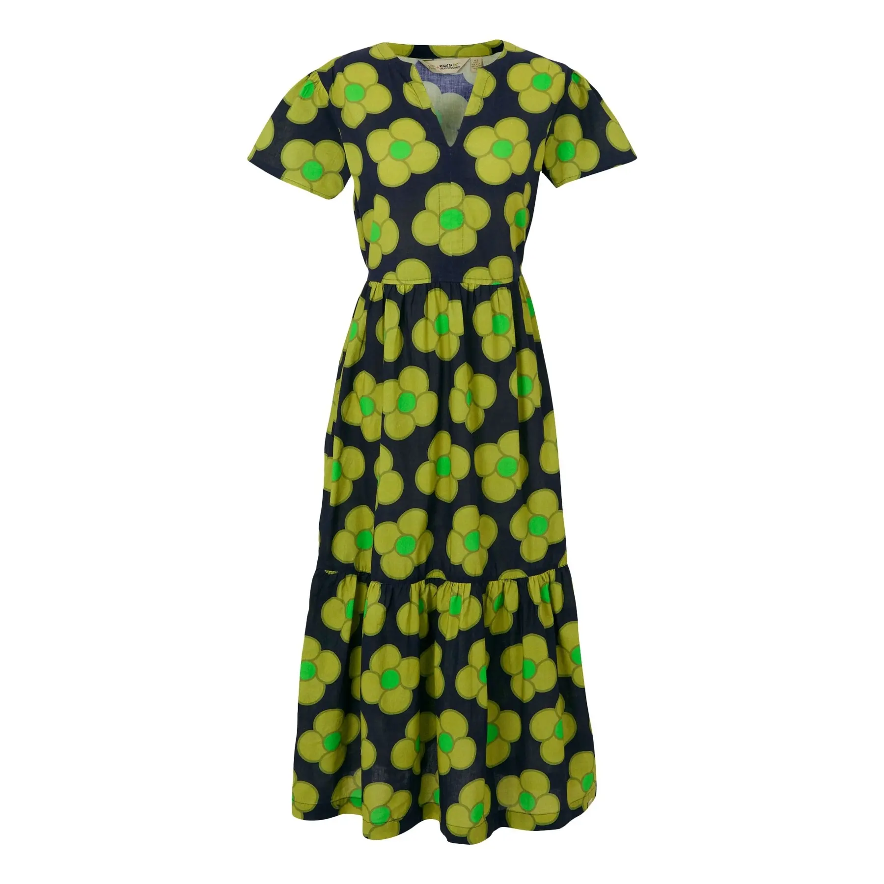 Women's ruffled midi dress Regatta Orla Kiely