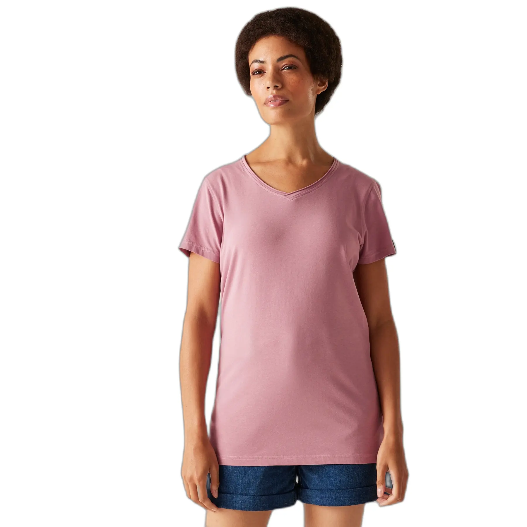 Women's V-neck T-shirt Regatta Elkie