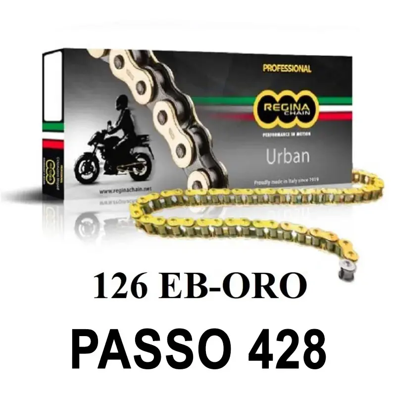 Motorradkette Regina 126eb-oro