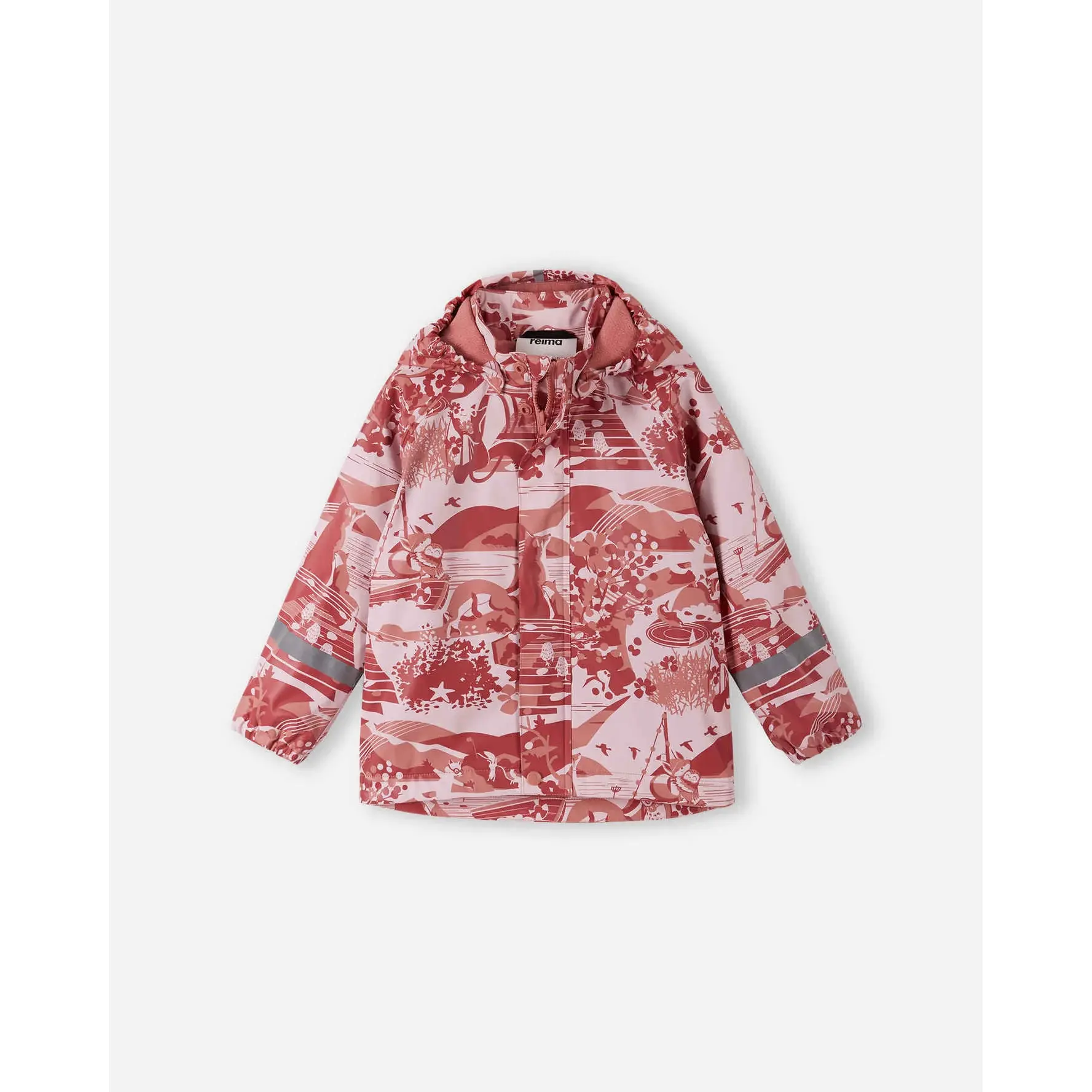 6438557089669 - Kinder fleecegefütterte Regenjacke Koski