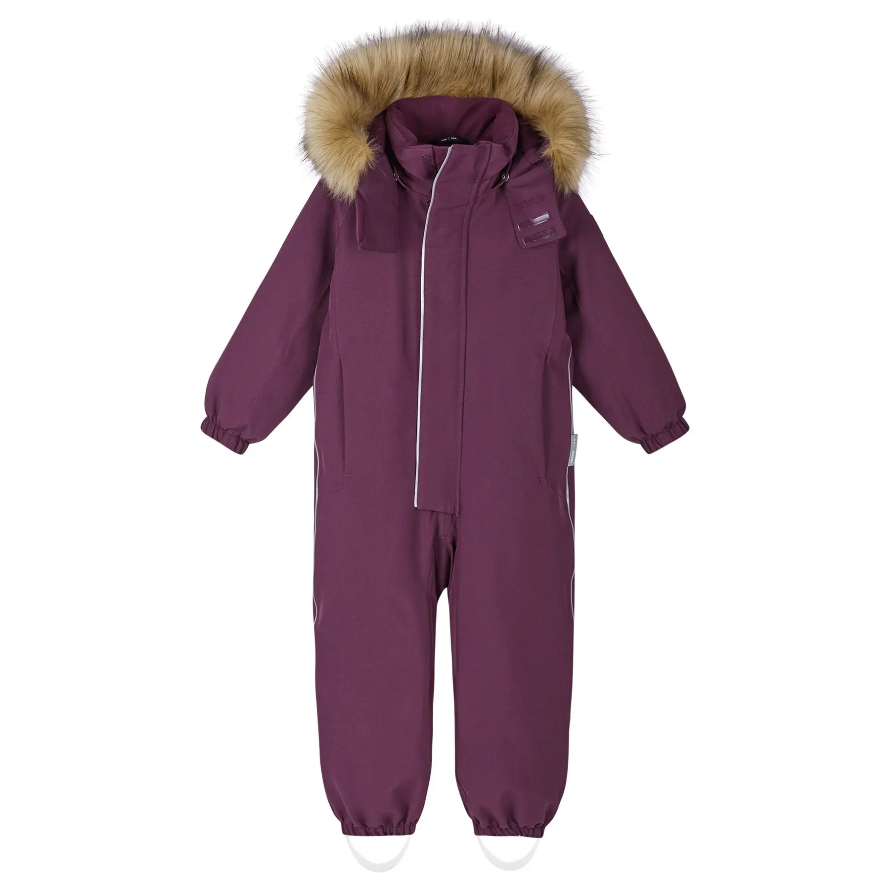 6438429830269 - - Schneeanzug TRONDHEIM mit Kunstfellbesatz in deep purple Gr128