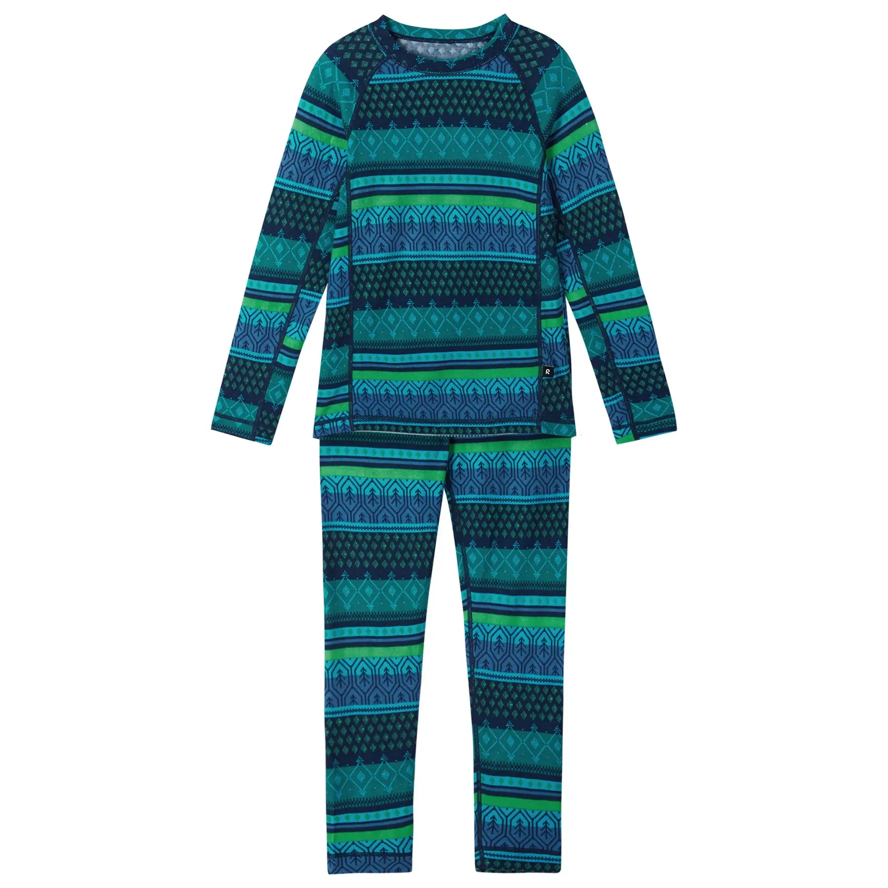 6438429812500 - reima Kinder Taitoa Thermal Unterwäsche Set (Größe 150 CM blau)