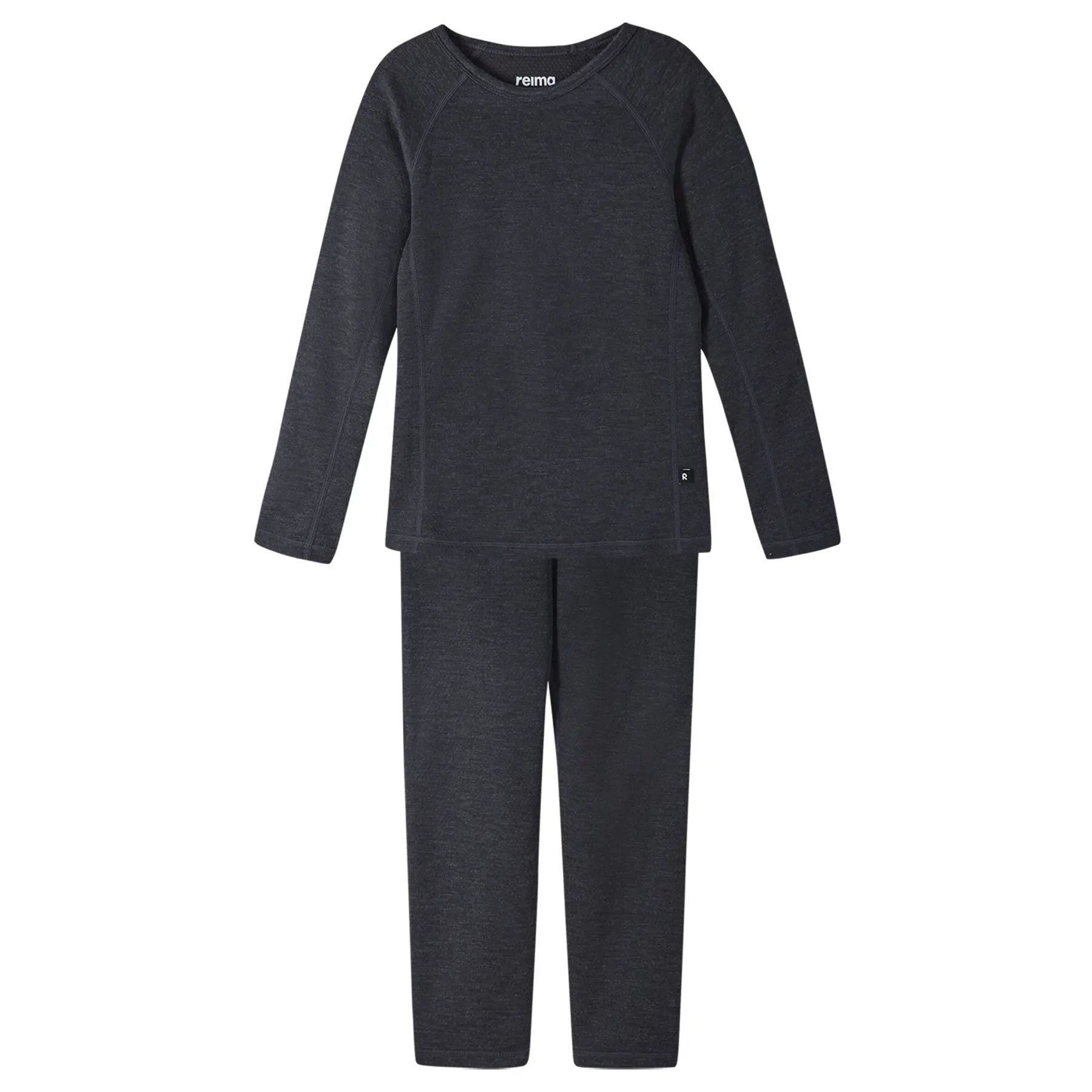 6438429812999 - reima Kinder Lani Thermal Unterwäsche Set (Größe 100 CM schwarz)