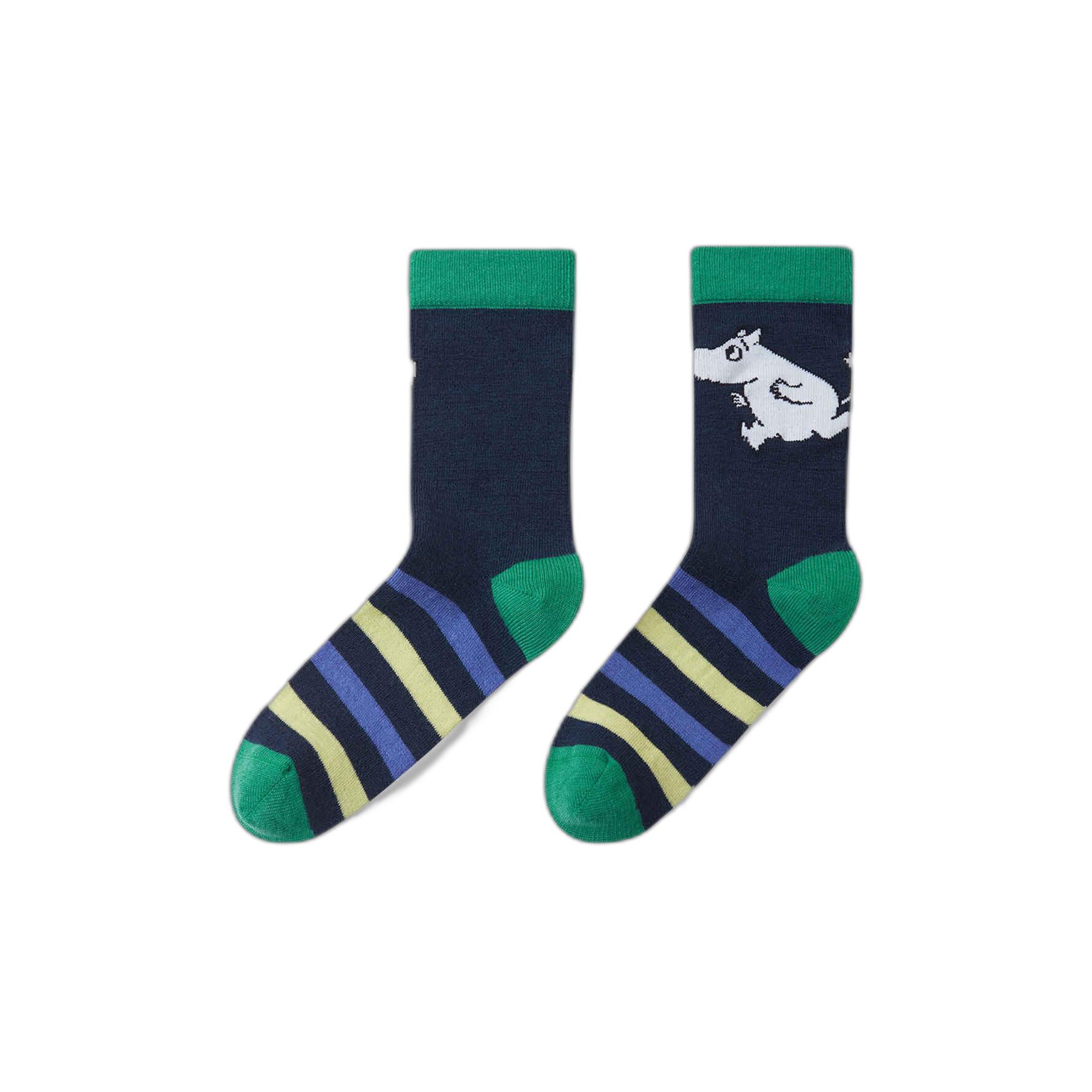 6438557246673 - Socken für Kinder Moomin Randig
