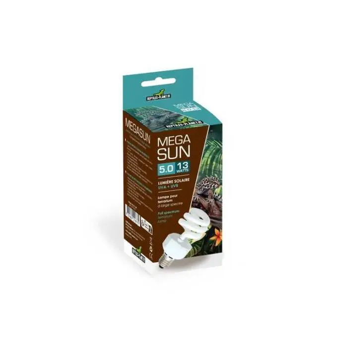 Meilleurs prix pour Ampoule Reptiles Planet Megasun 5.0 13 W