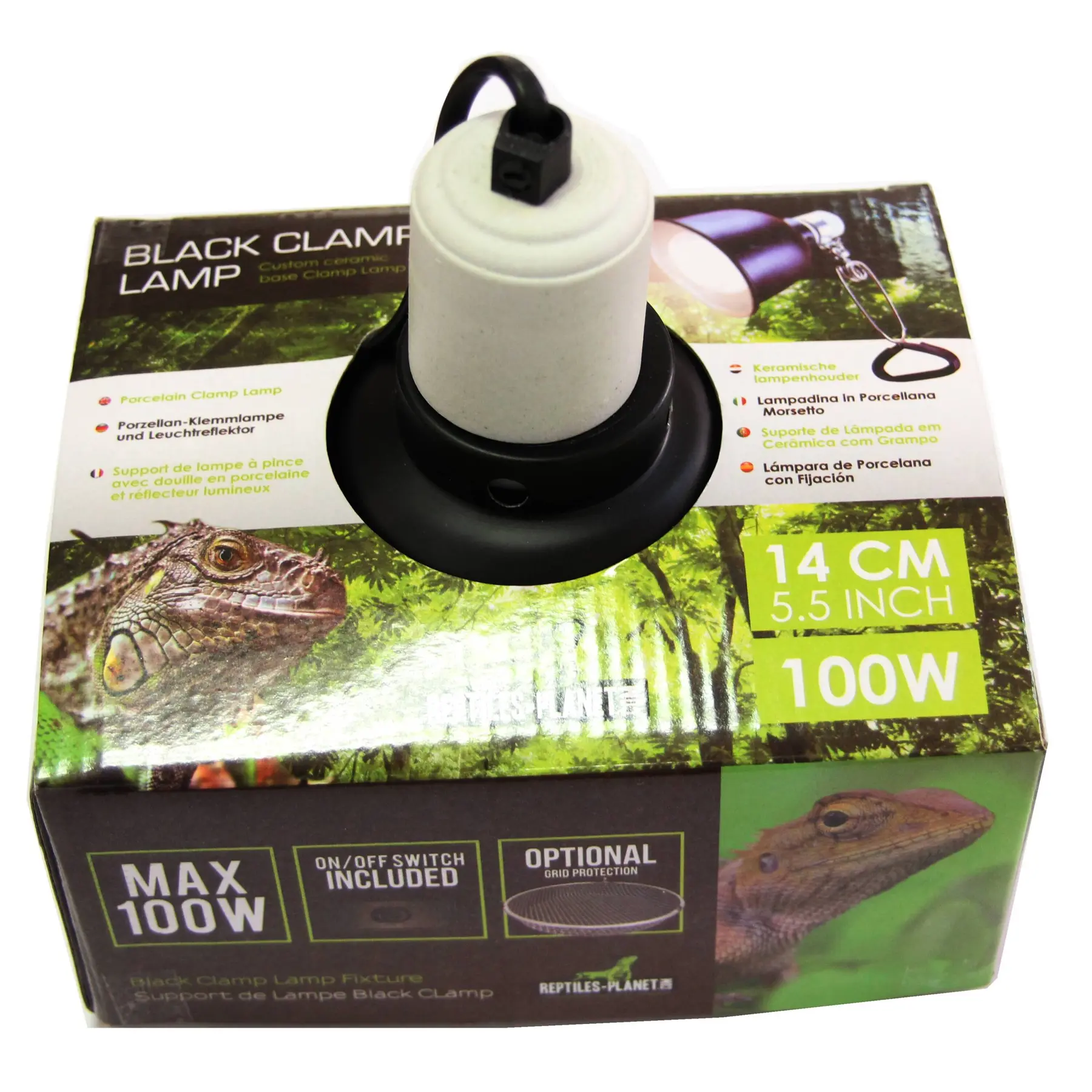 Support de lampes avec pince Reptiles Planet