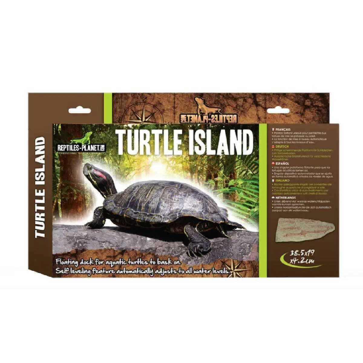 Reptiles Planet Marron Terrarium Accessories Turtle Island