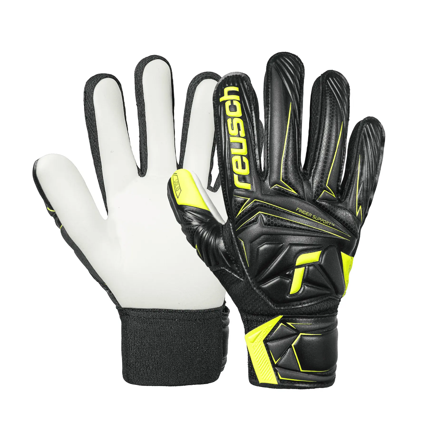 Torwarthandschuhe Kind Reusch Attrakt Starter Solid Finger Support