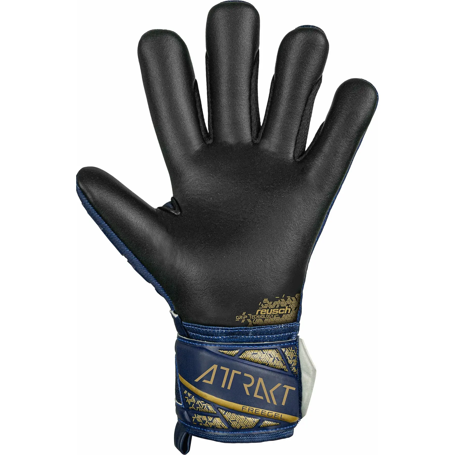 Reusch Attrakt Freegel Infinity - Gants De Gardien De Foot | Latex Grip Infinity, Coupe Negative Cut, Renfort Silicone Freegel | Noir, Mixte