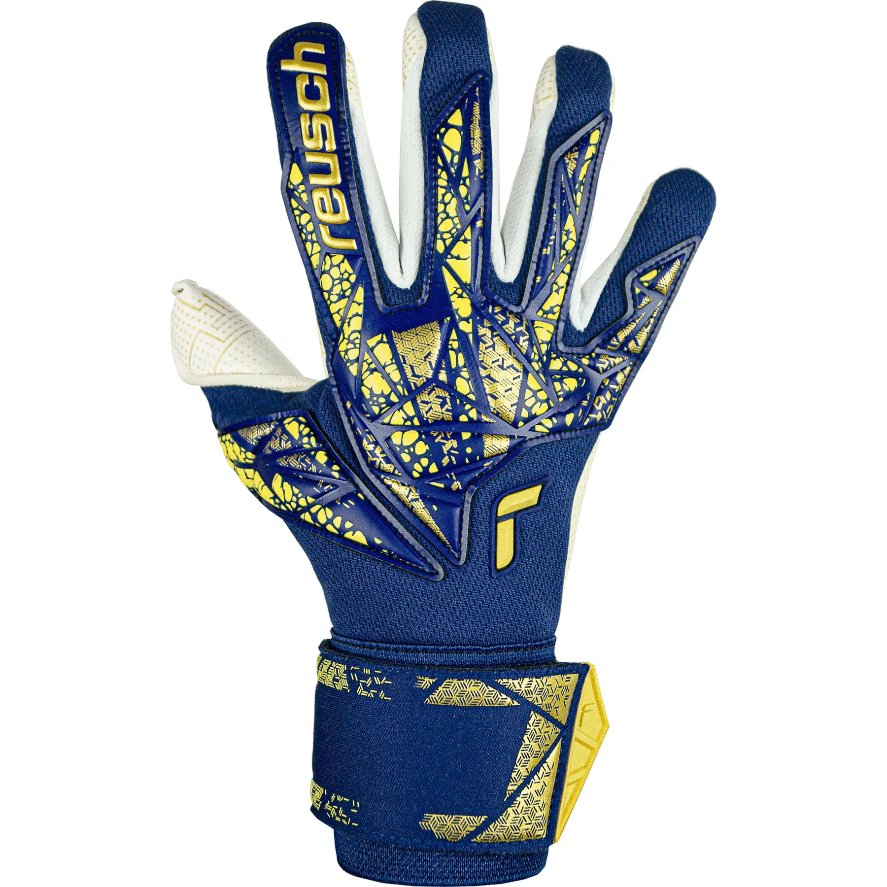 Gants De Gardien REUSCH Pure Contact Gold X – Strapless, Mousse GluePrint, Coupe Négative, Liberté Totale Au Poignet